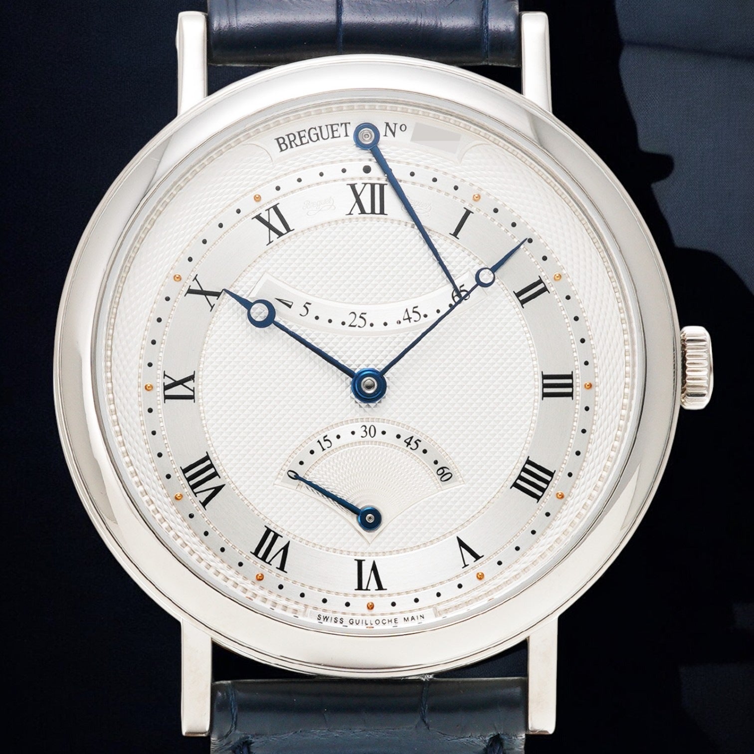 Classique Retrograde Seconds 18K White Gold / Deployant