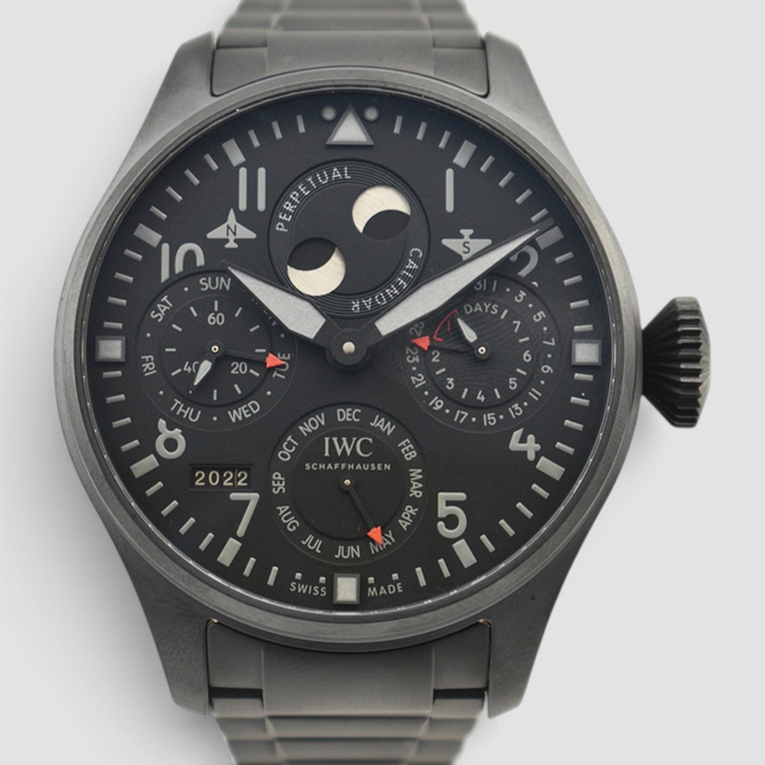 Big Pilot’s Watch Perpetual Calendar Top Gun Ceratanium 46.2mm