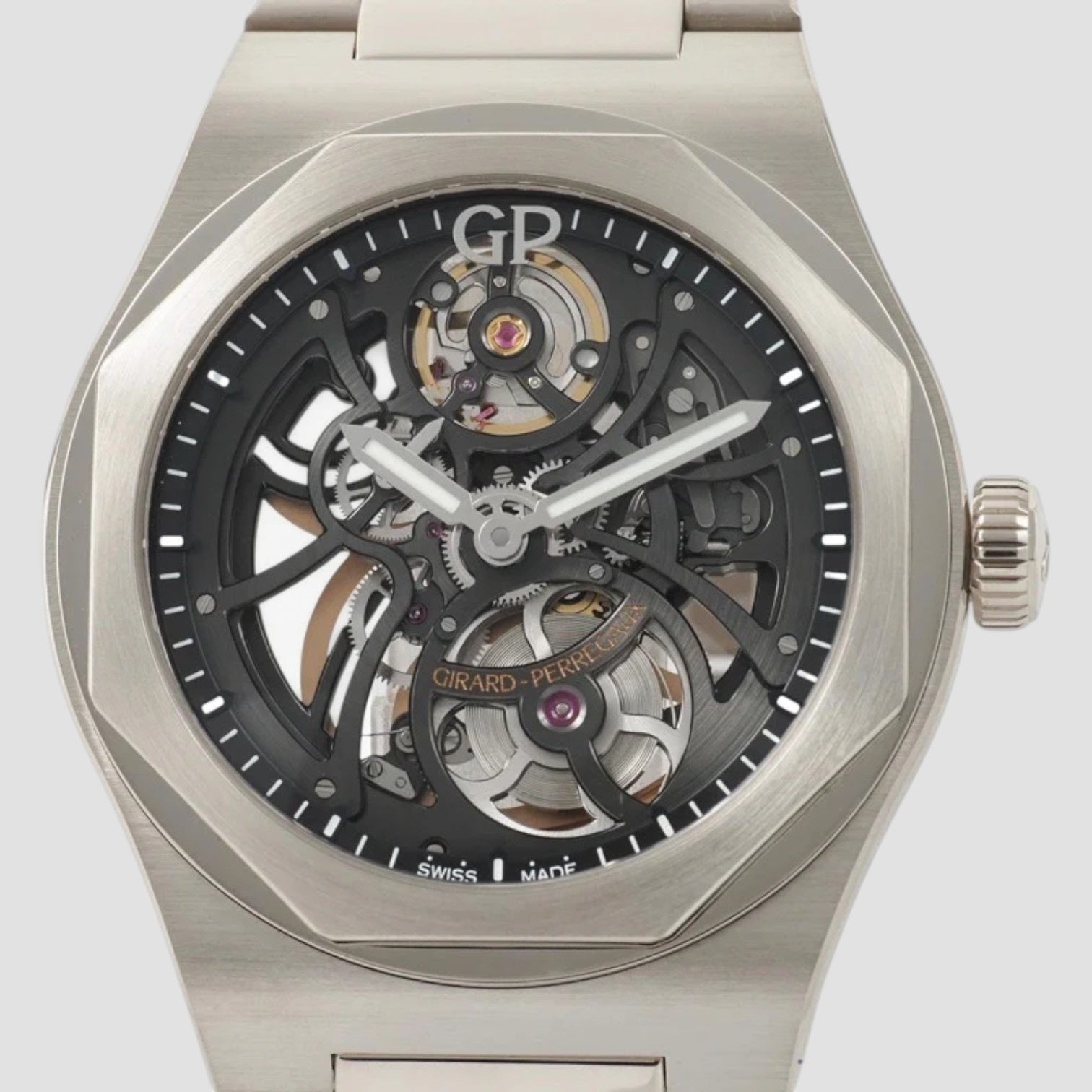 Laureato Skeleton White Gold