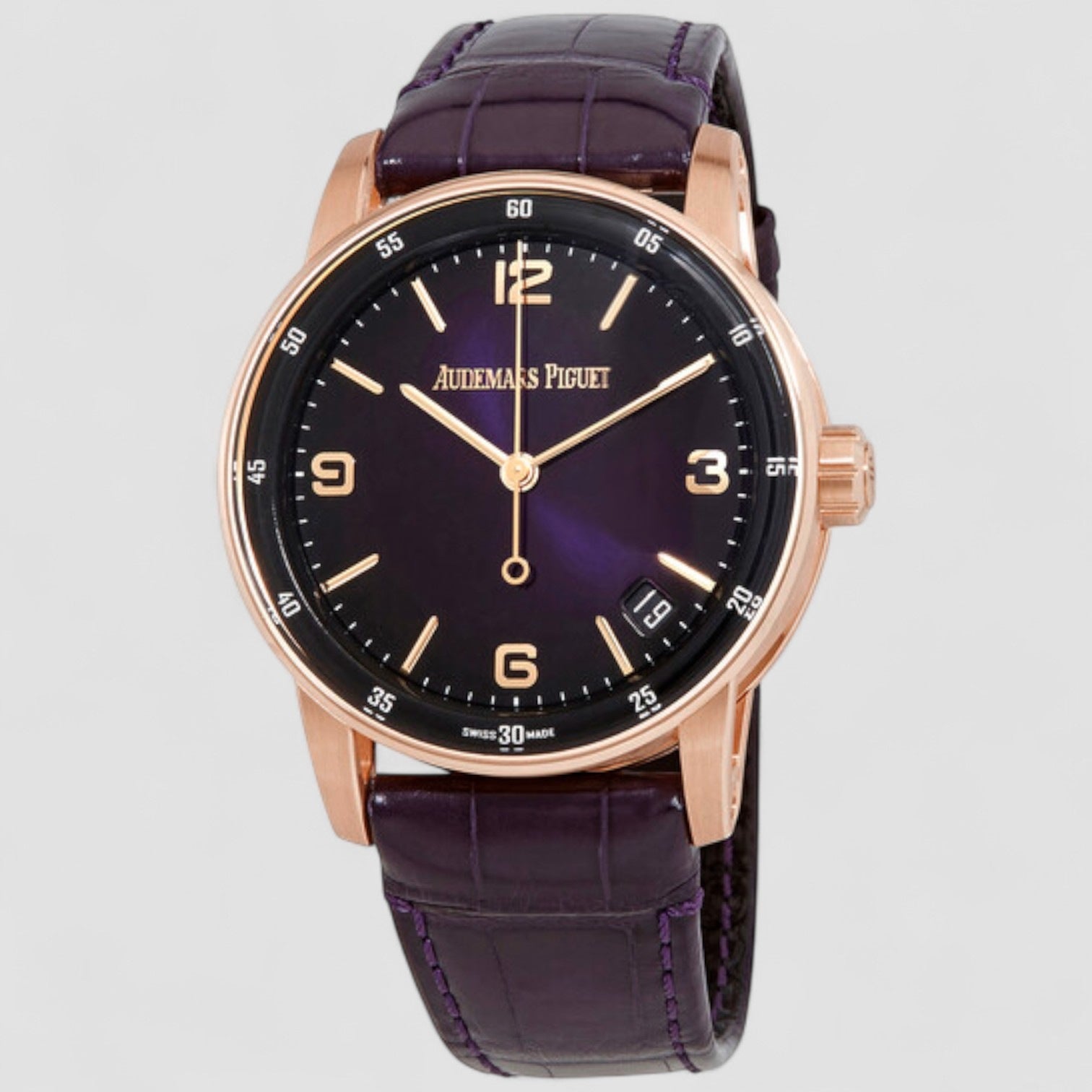 Code 11.59 Automatic 18k Rose Gold / Smoked Purple Dial