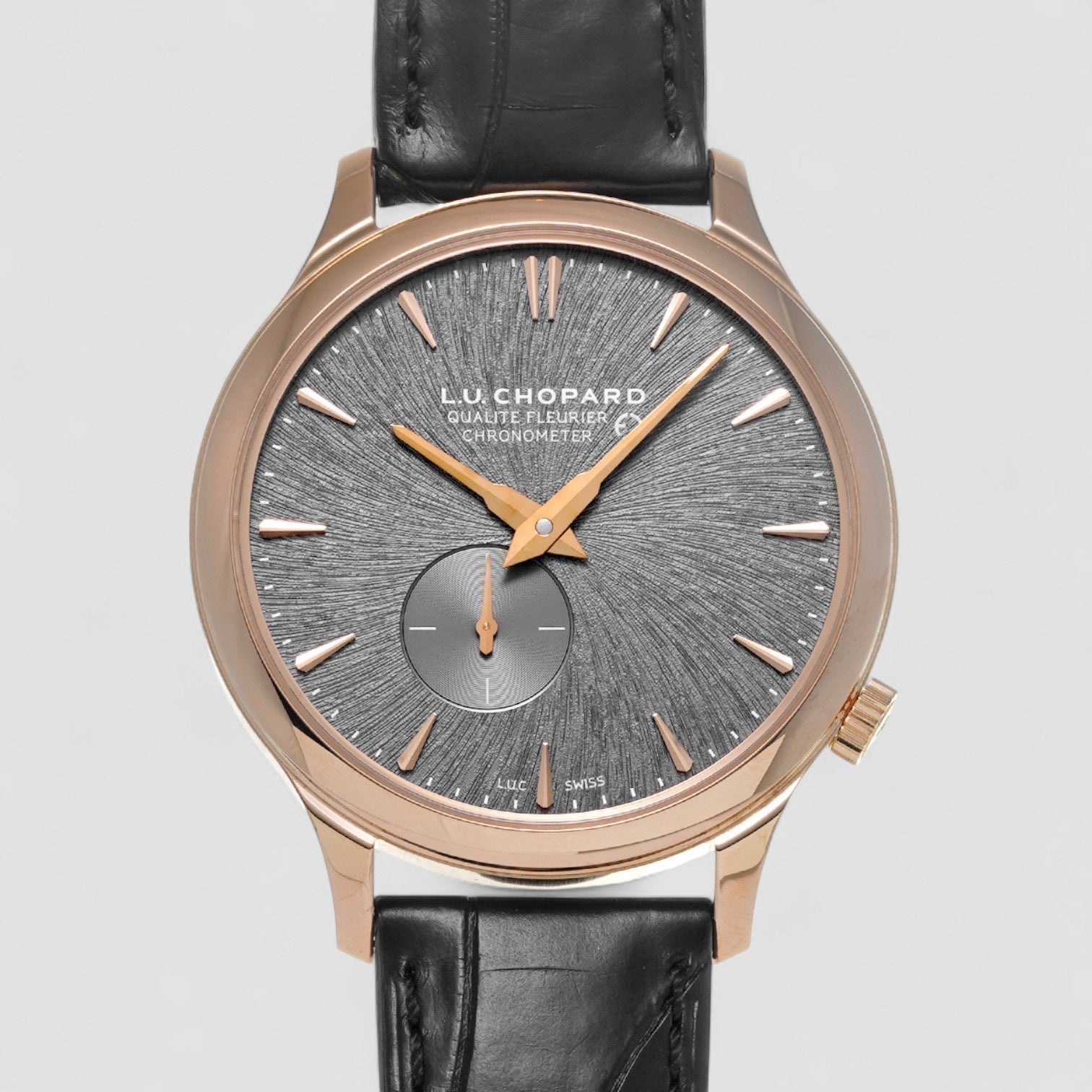 L.U.C Grey/Leather Ø40 mm