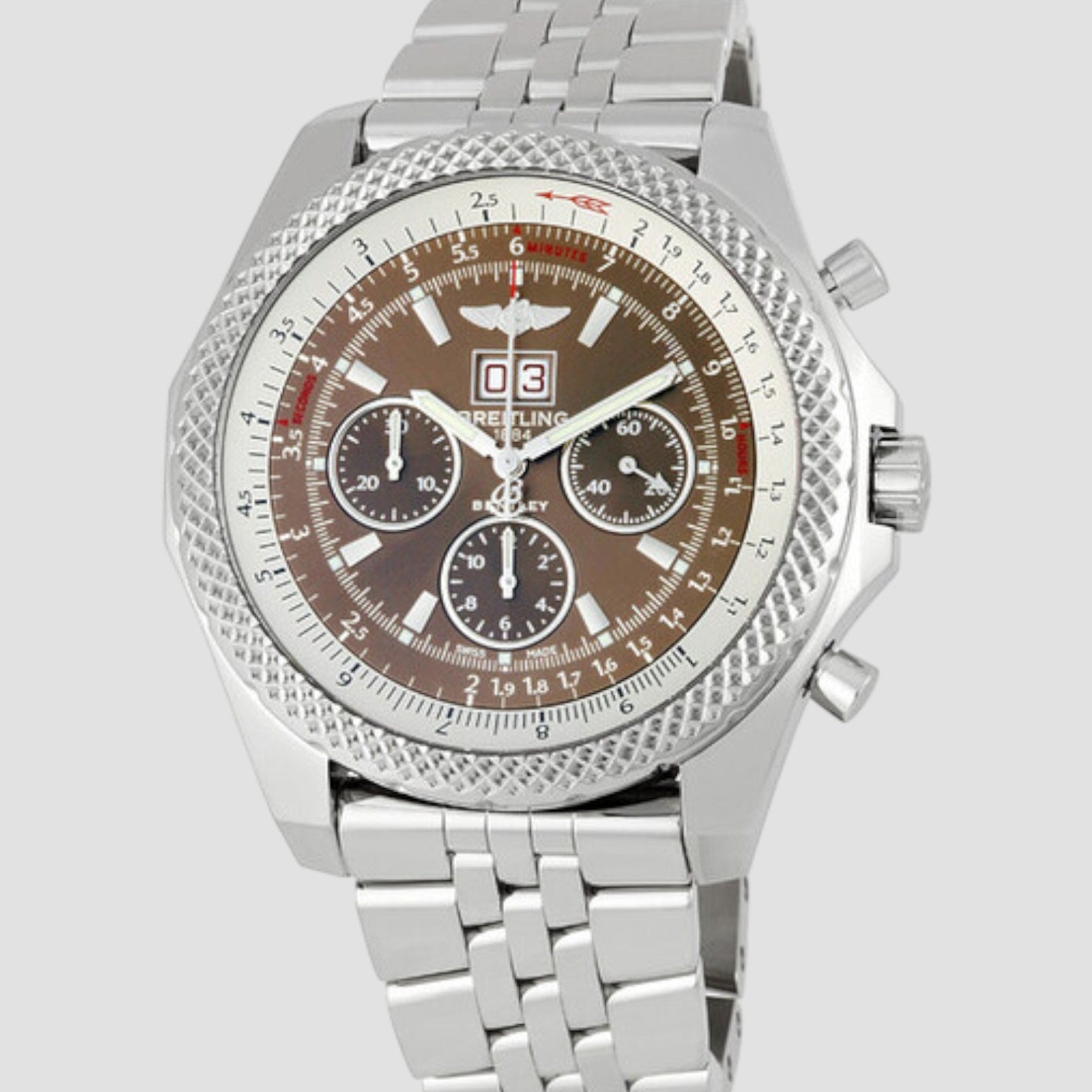 Bentley 6.75 Bronze Dial Chronograph Men's Watch