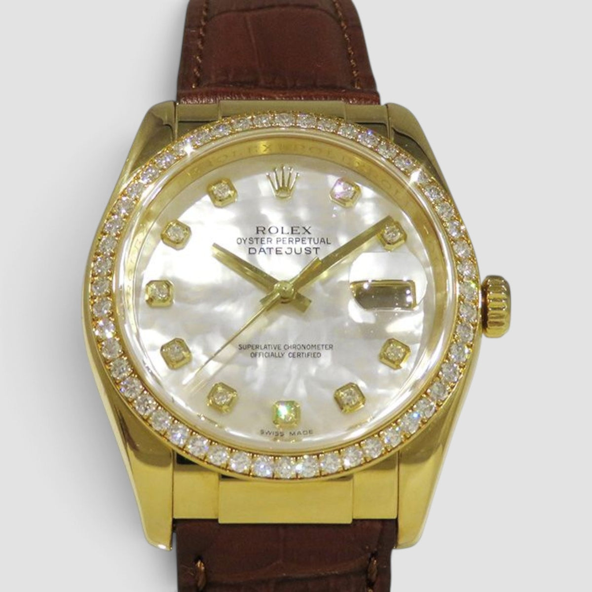 Datejust 36 Diamond Mother-of-Pearl Dial