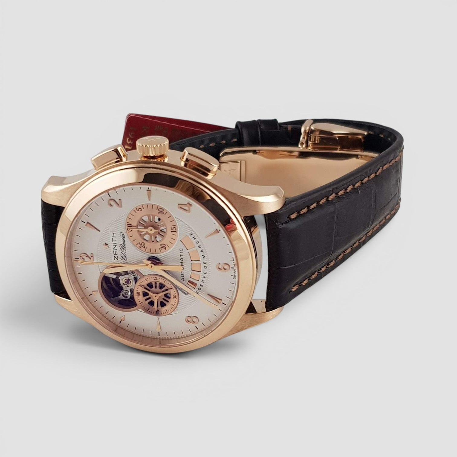 El Primero T Open Automatic Chronograph Rose Gold