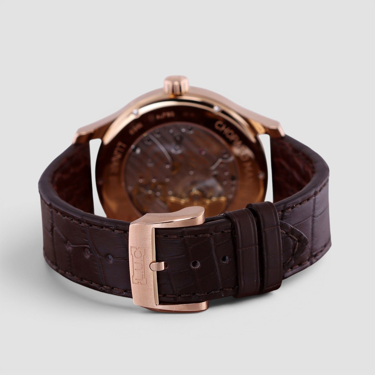 L.U.C Lunar Big Date 42mm 18K Rose Gold Silver Dial