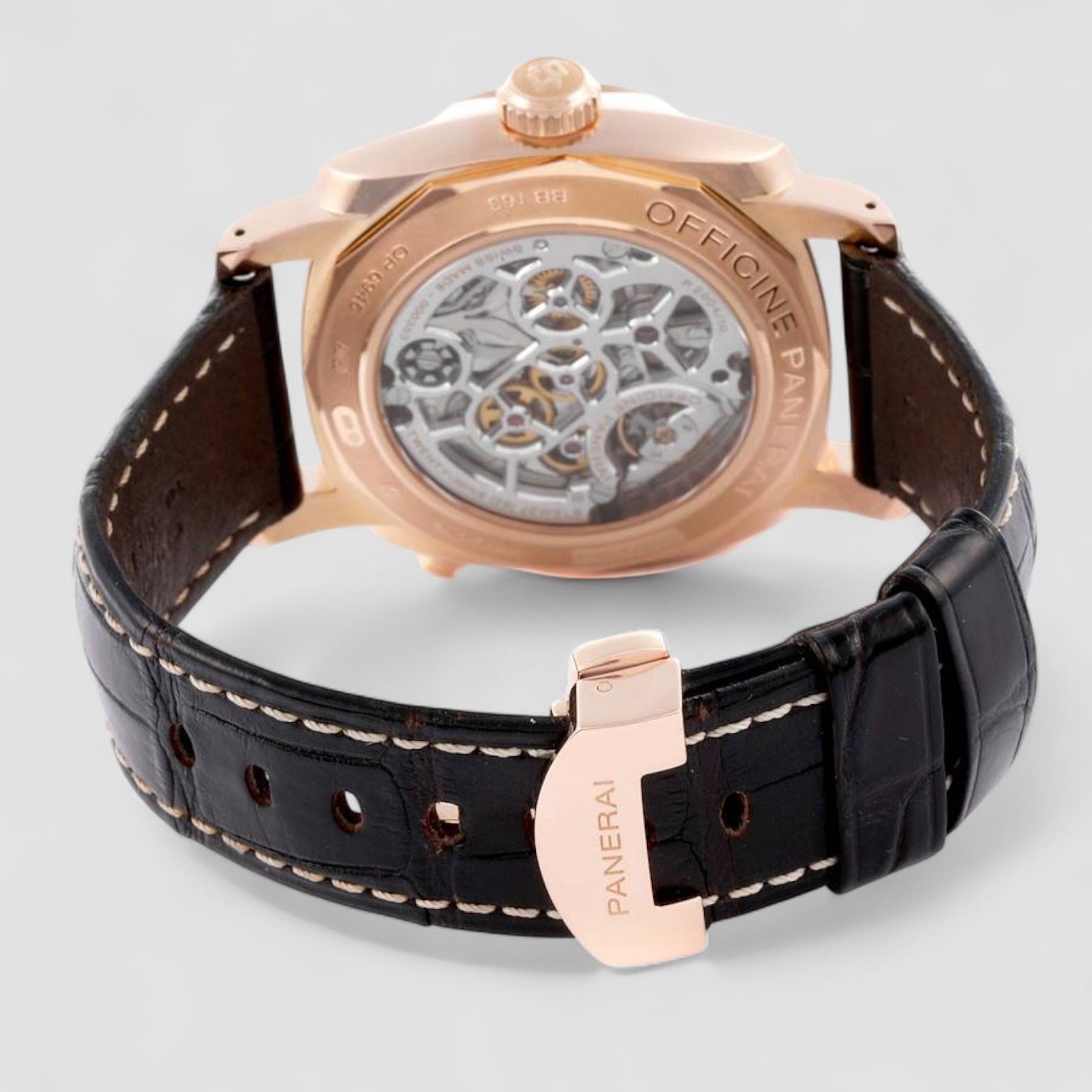 Radiomir Monopulsante 8 Days GMT Rose Gold Watch