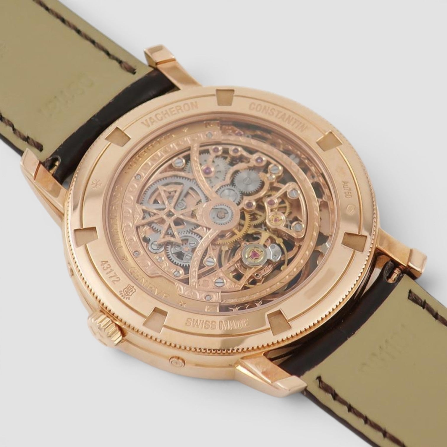 Traditionnelle Skeleton Perpetual Calendar 39mm Rose Gold