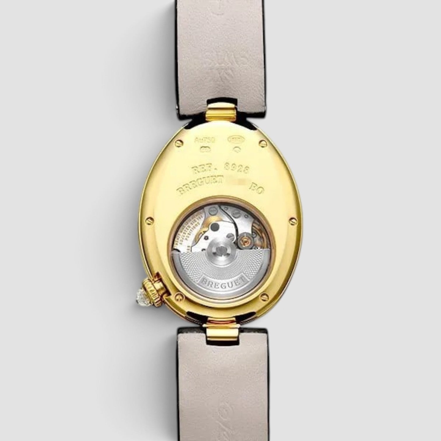 Reine de Naples Automatic 18K Yellow Gold Diamond Mother-of-Pearl Dial