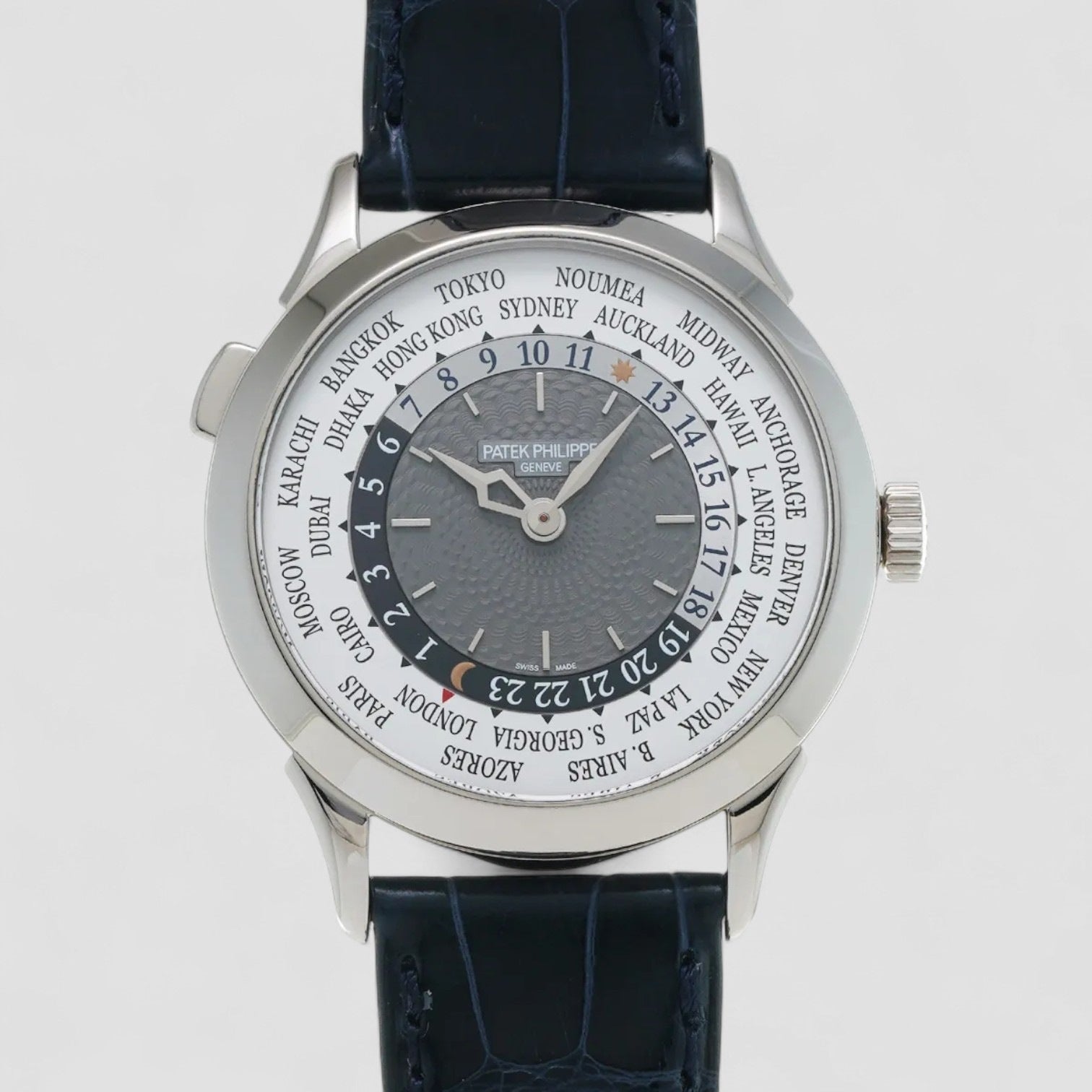 World Time White Gold
