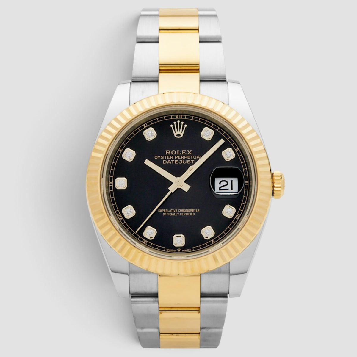 Datejust 41 Black Diamond Dial Oyster