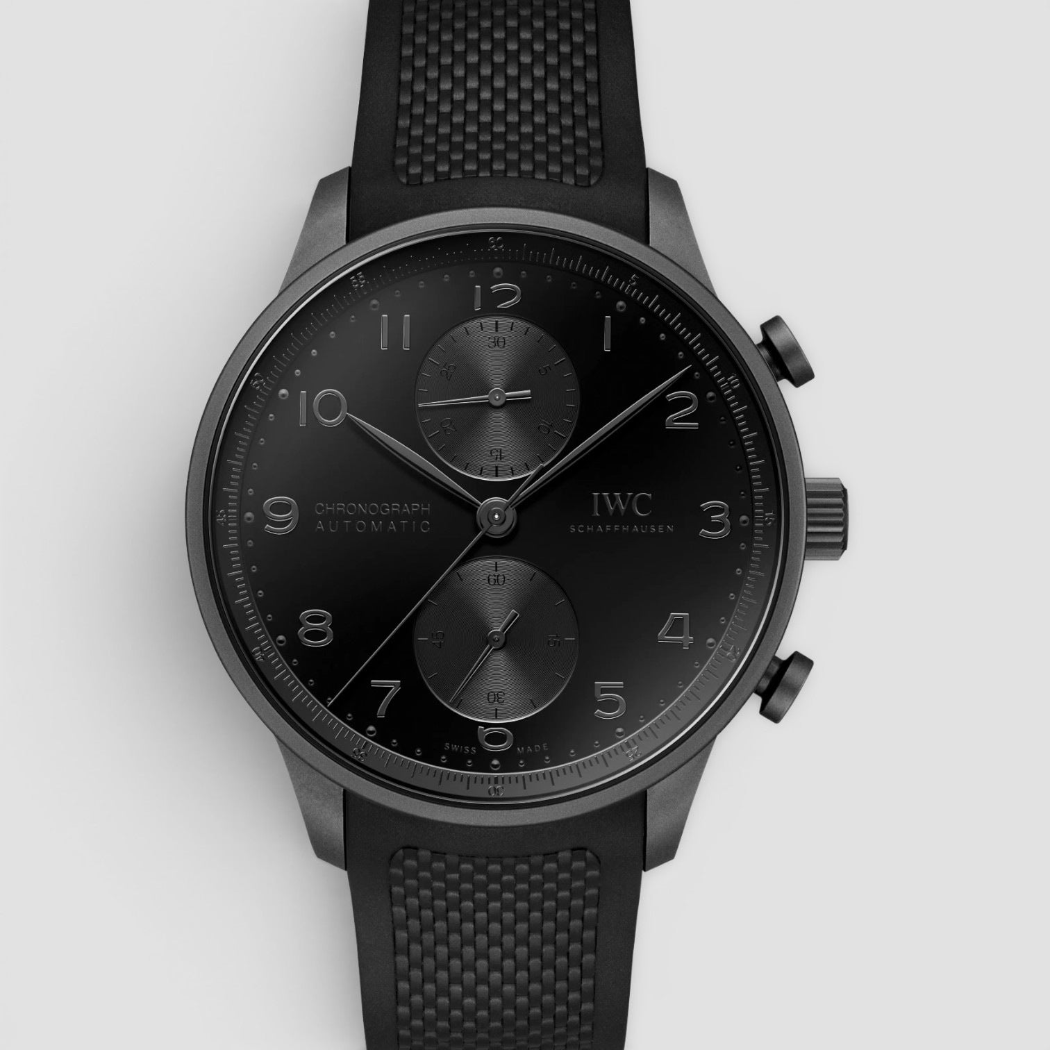 Portugieser Chronograph Ceratanium Watch 41mm Black Dial