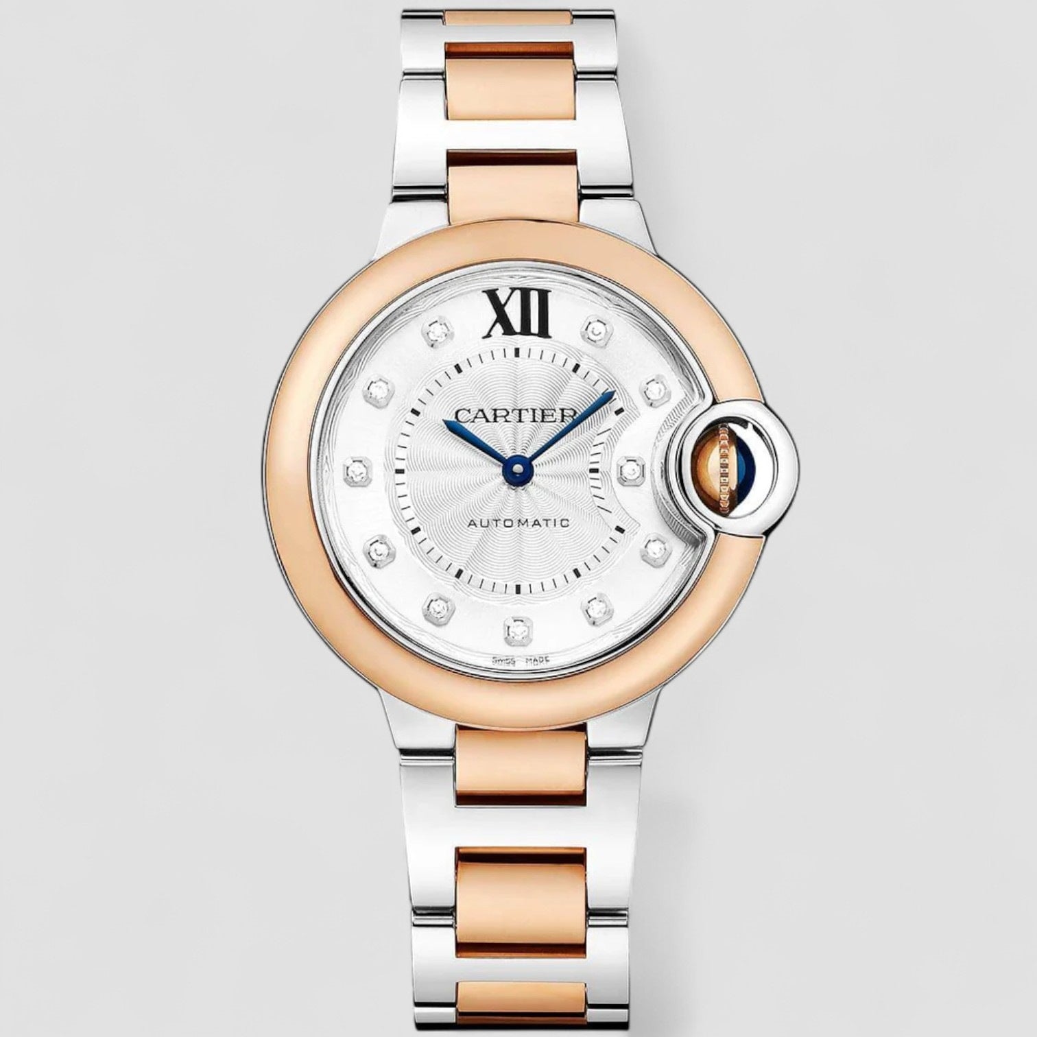 Ballon Bleu De Cartier Watch Rose Gold 33mm