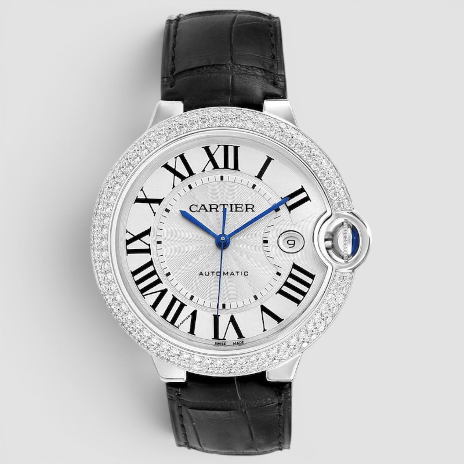 Ballon Bleu 42 White Gold Diamond