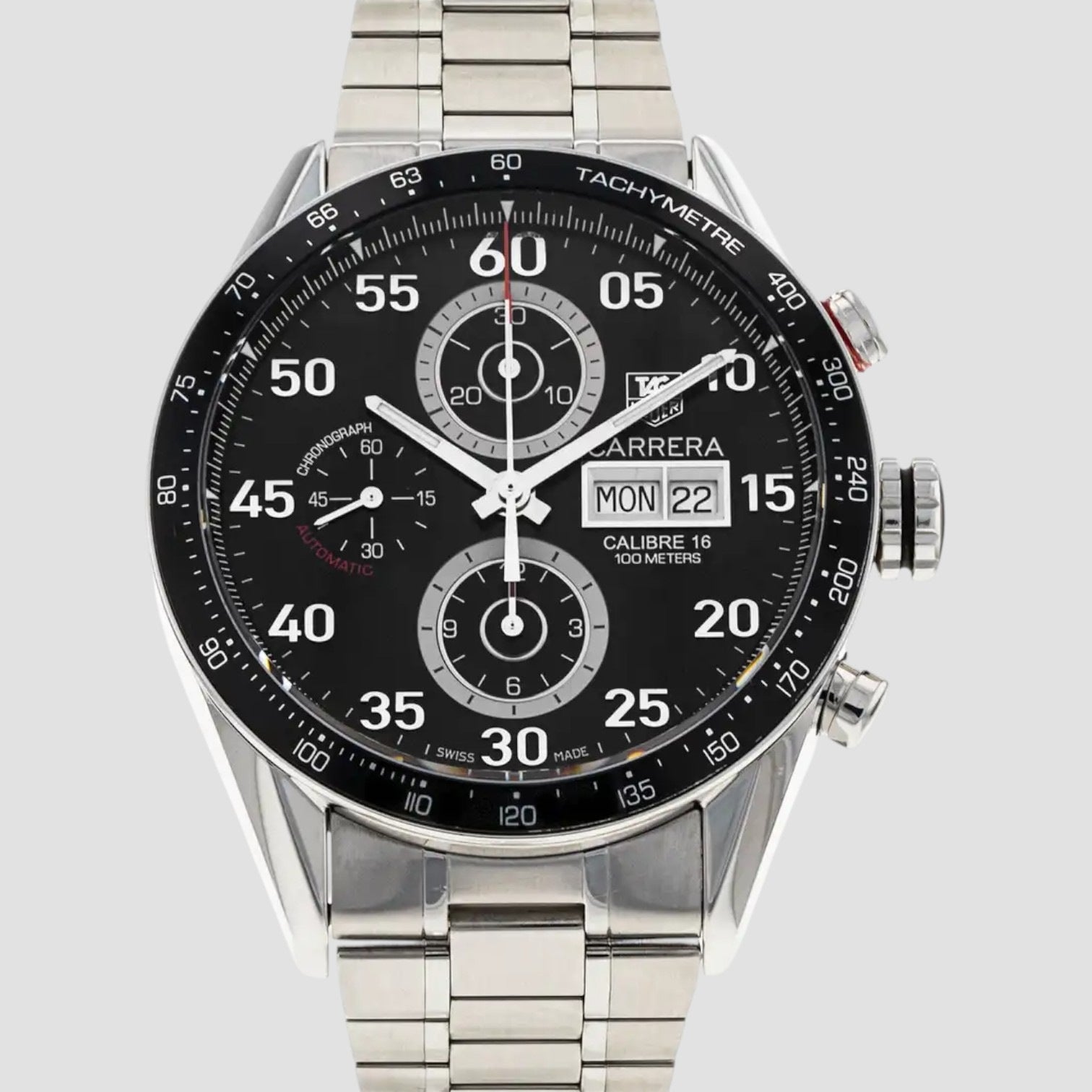 Carrera Chronograph Steel Automatic Men's Watch