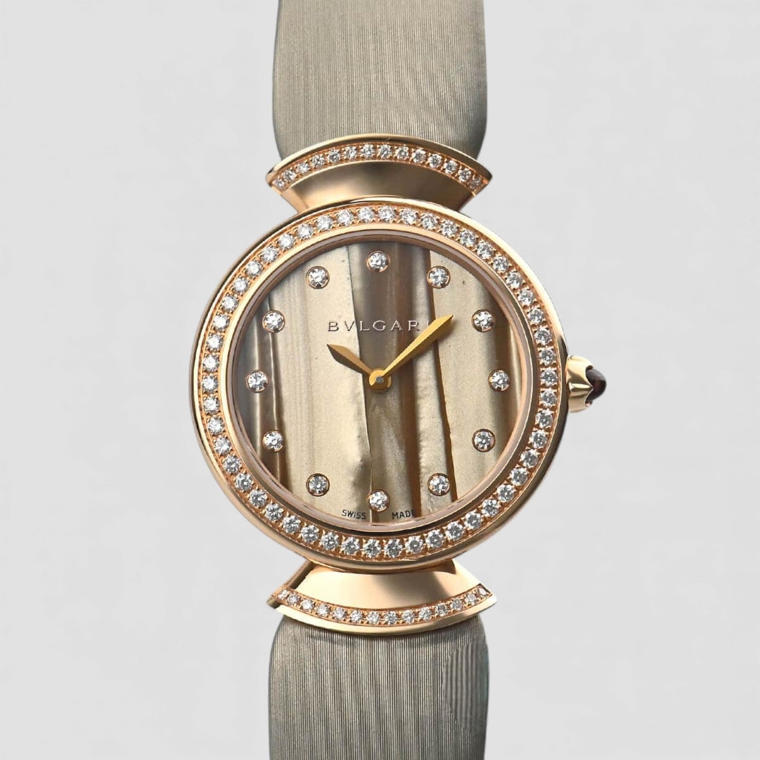 Diva Ladies 18 Carat Rose Gold Diamond Watch