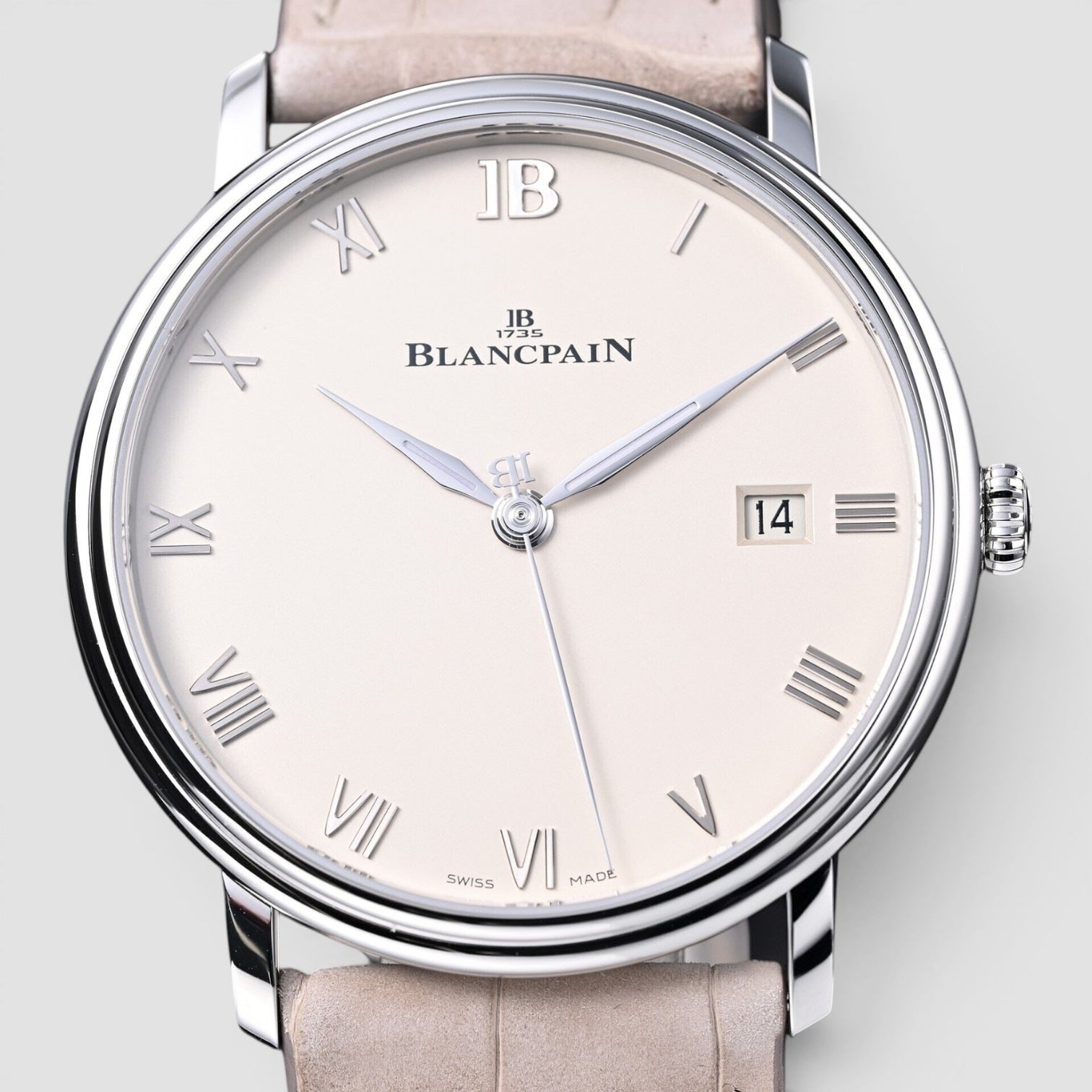 Villeret Ultra-Slim Extraplate 18K Gold Opaline Dial