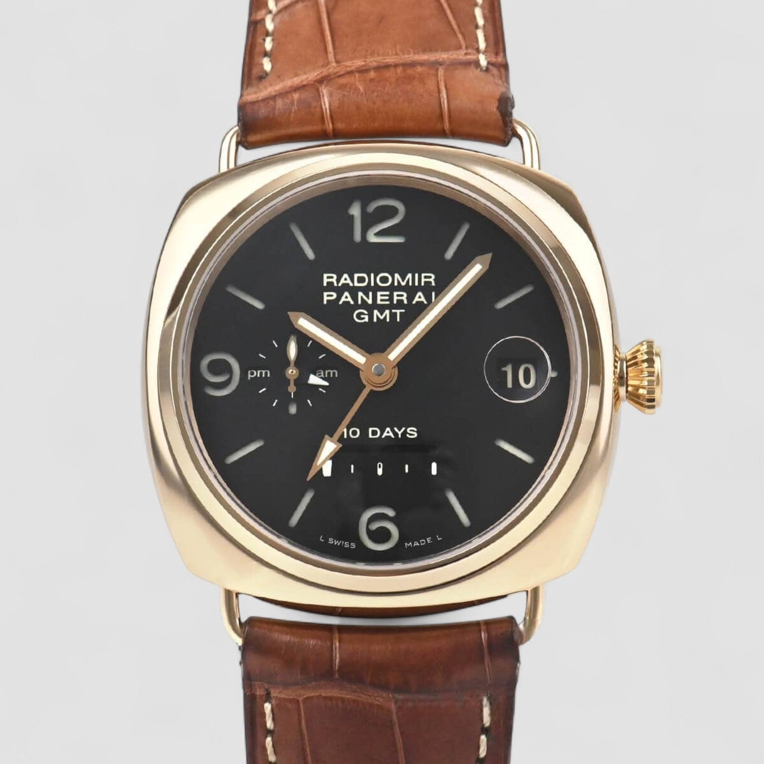 Radiomir 10 Day GMT 18K Rose Gold