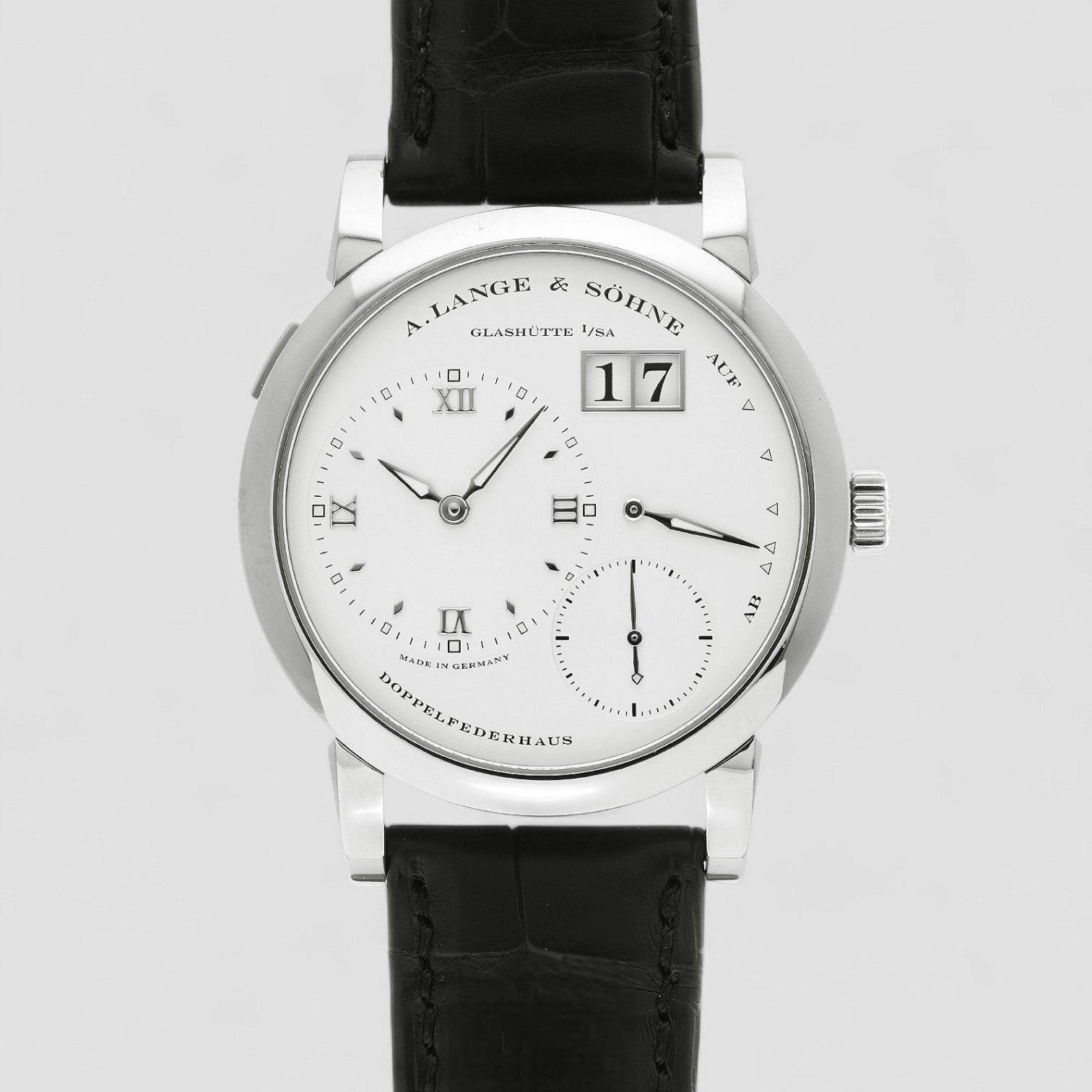 Lange 1 18K White Gold Silver Dial