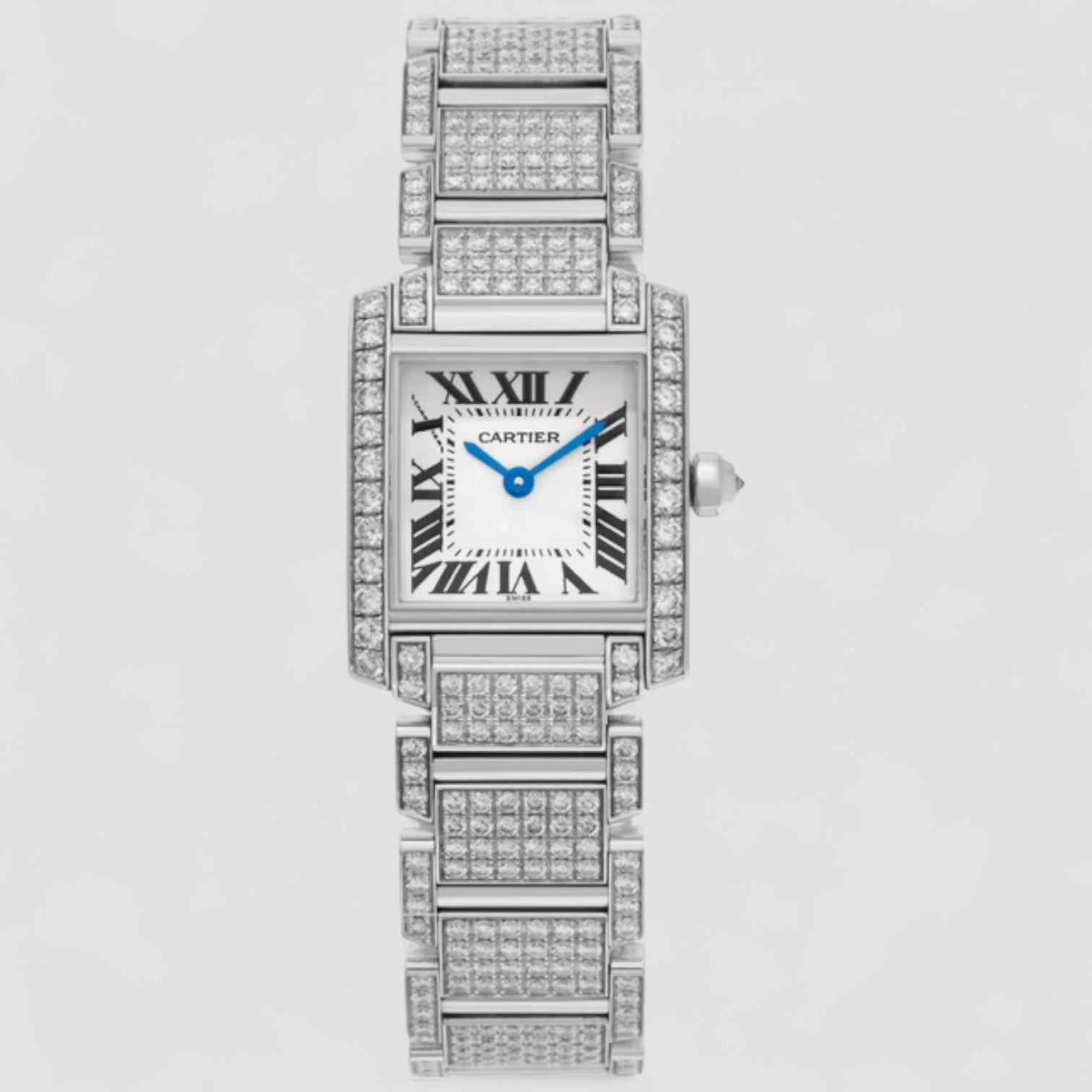 Tank Française Steel Custom Diamond-Set Iced Out