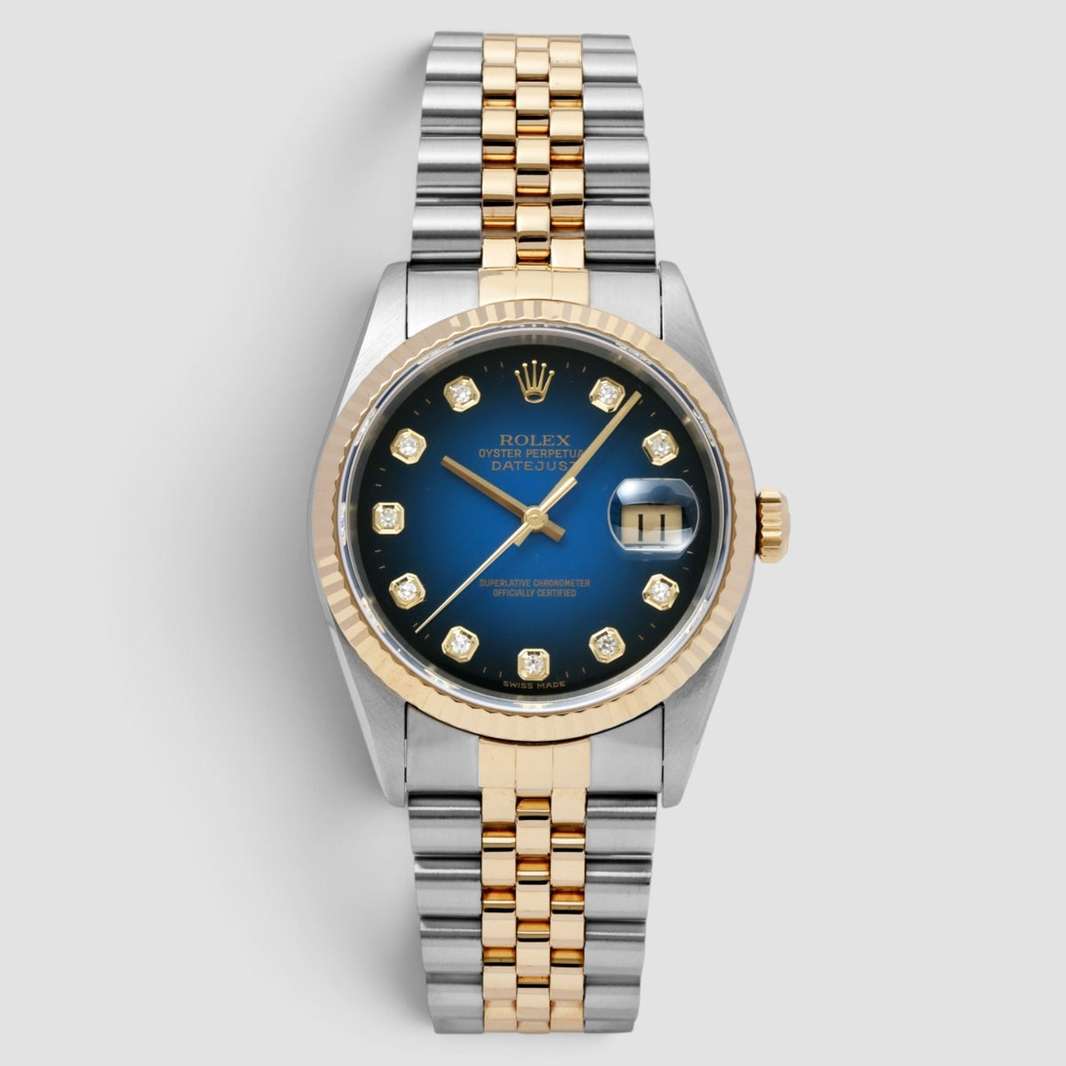 Datejust 36 Blue Gradient Diamond Dial Jubilee
