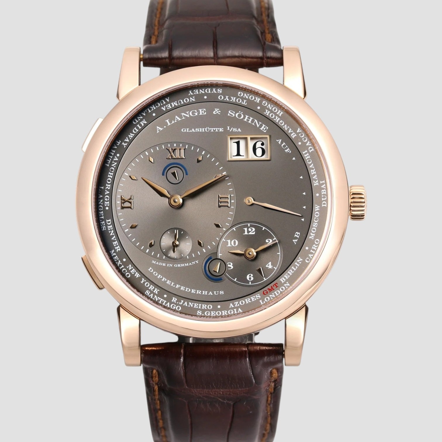 Lange 1 Time Zone 41.9mm Mens Watch