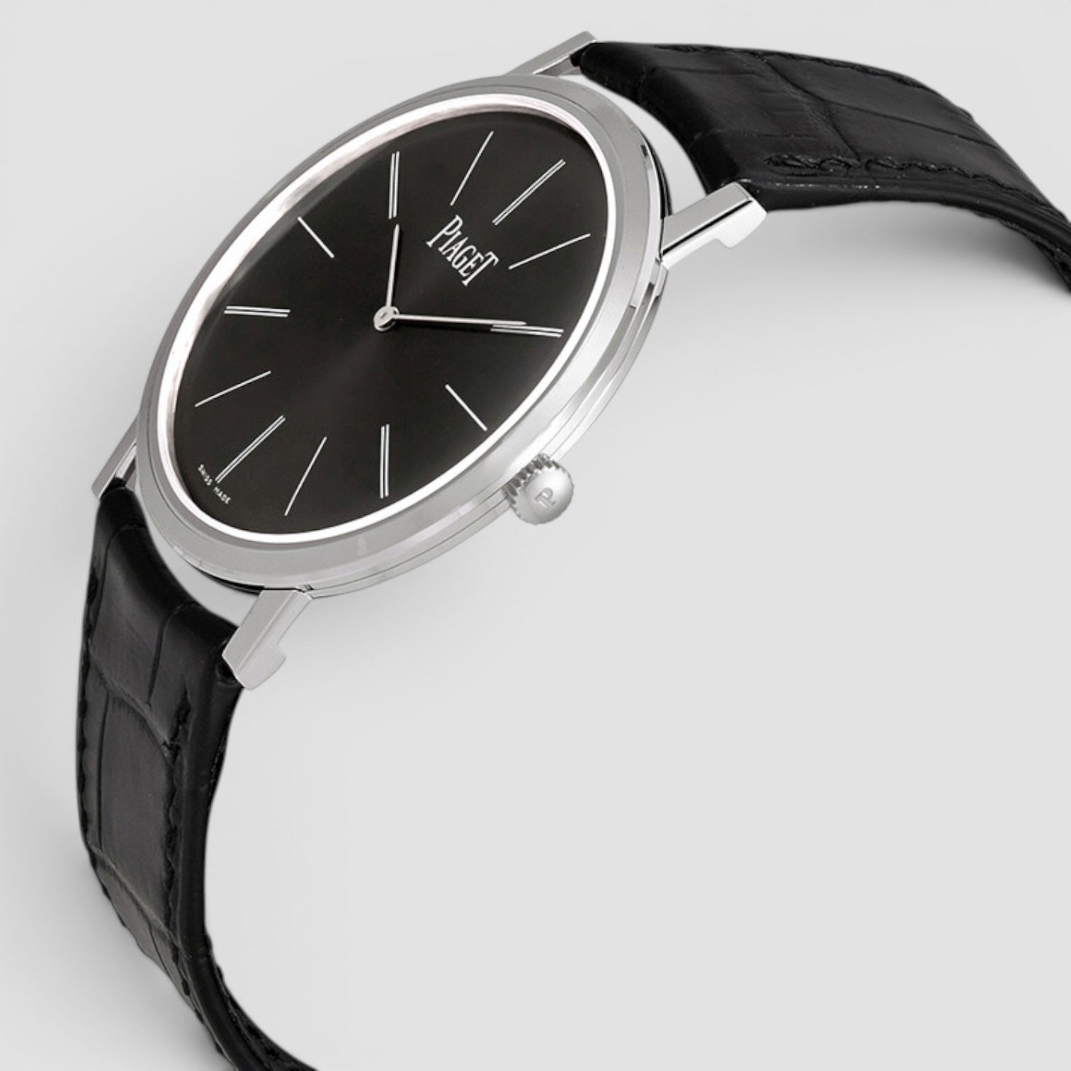 Altiplano 38mm 18K White Gold Black Dial