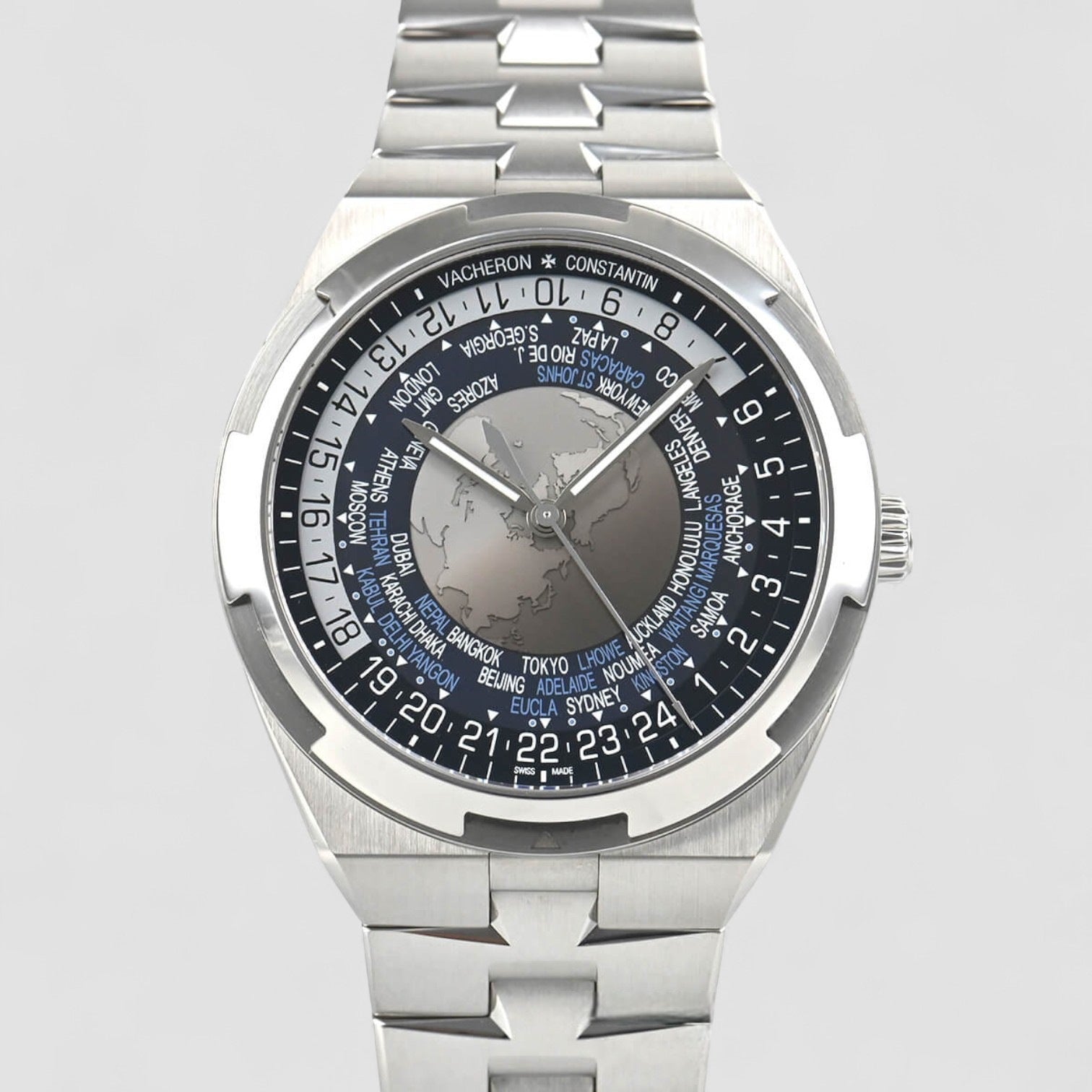 Overseas World Time Blue Dial SS 2020