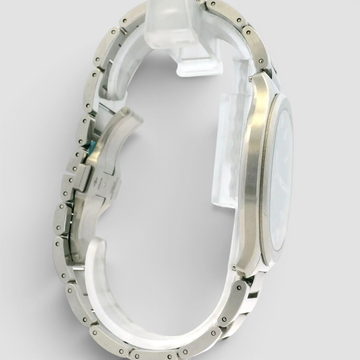 Skeleton 42mm Stainless Steel Green Dial