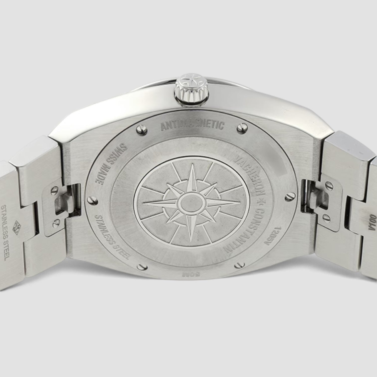 Overseas Quartz 33mm Steel Black Dial