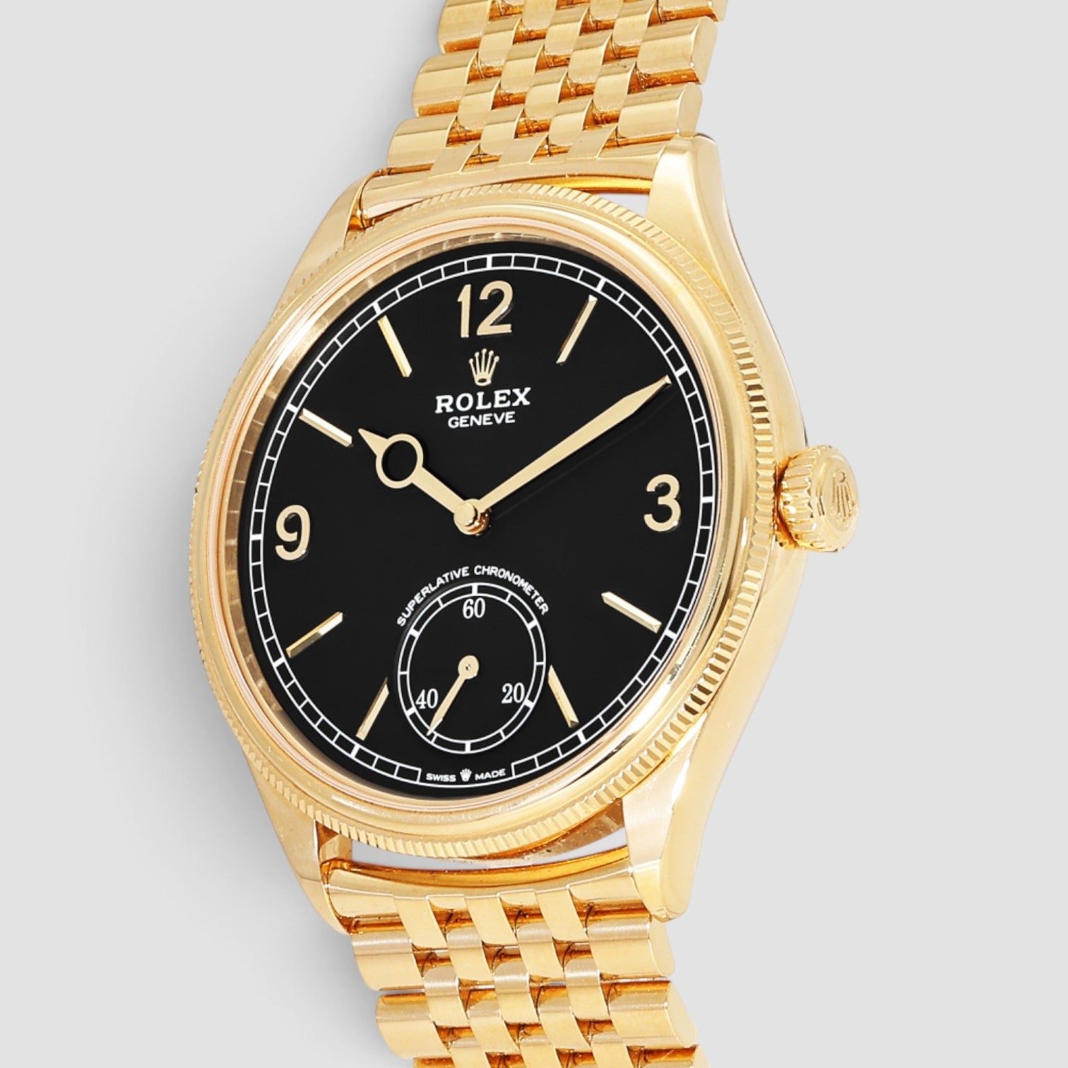 1908 39mm Yellow Gold Black Dial