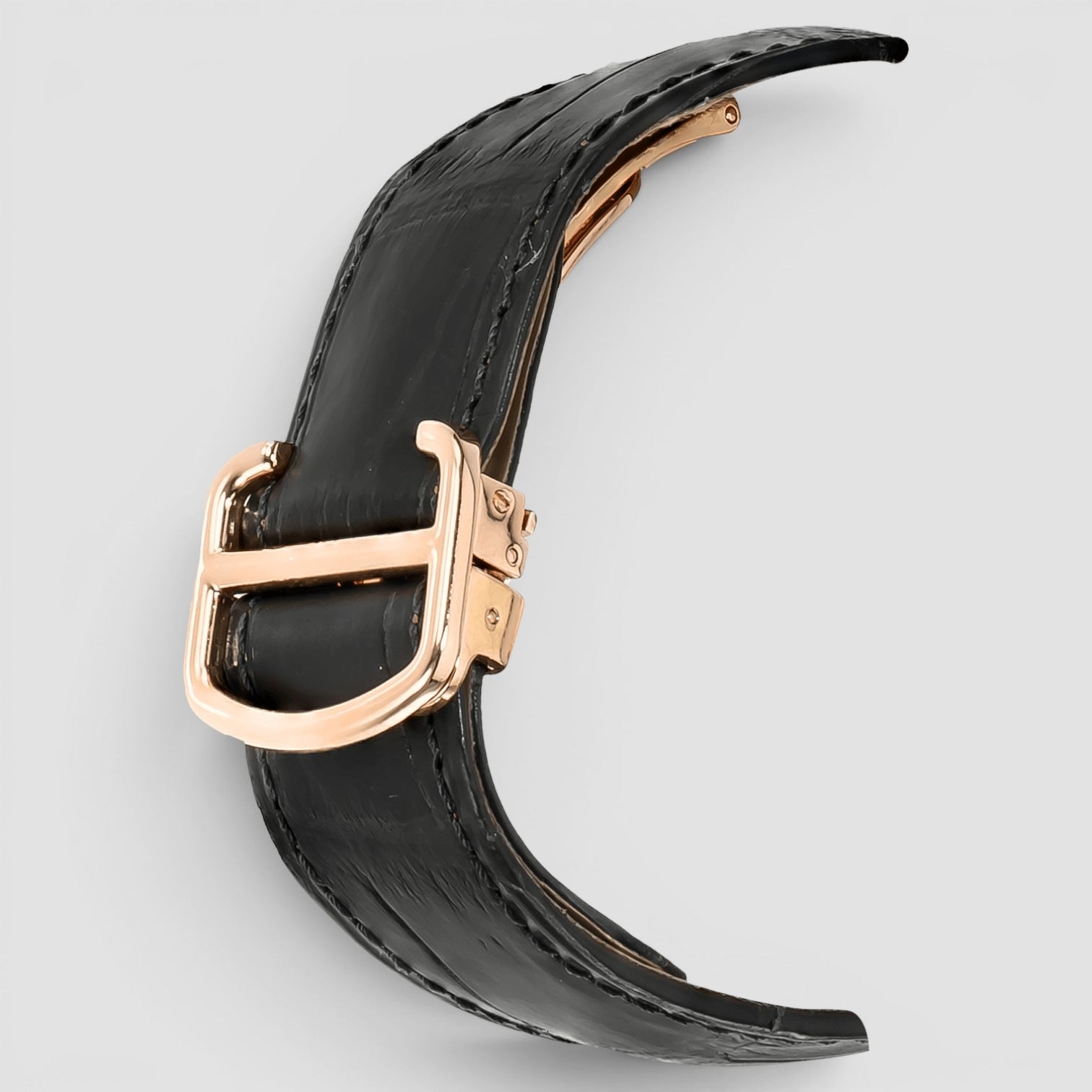 Pasha Seatimer Chronograph 42mm 18K Rose Gold Black Dial