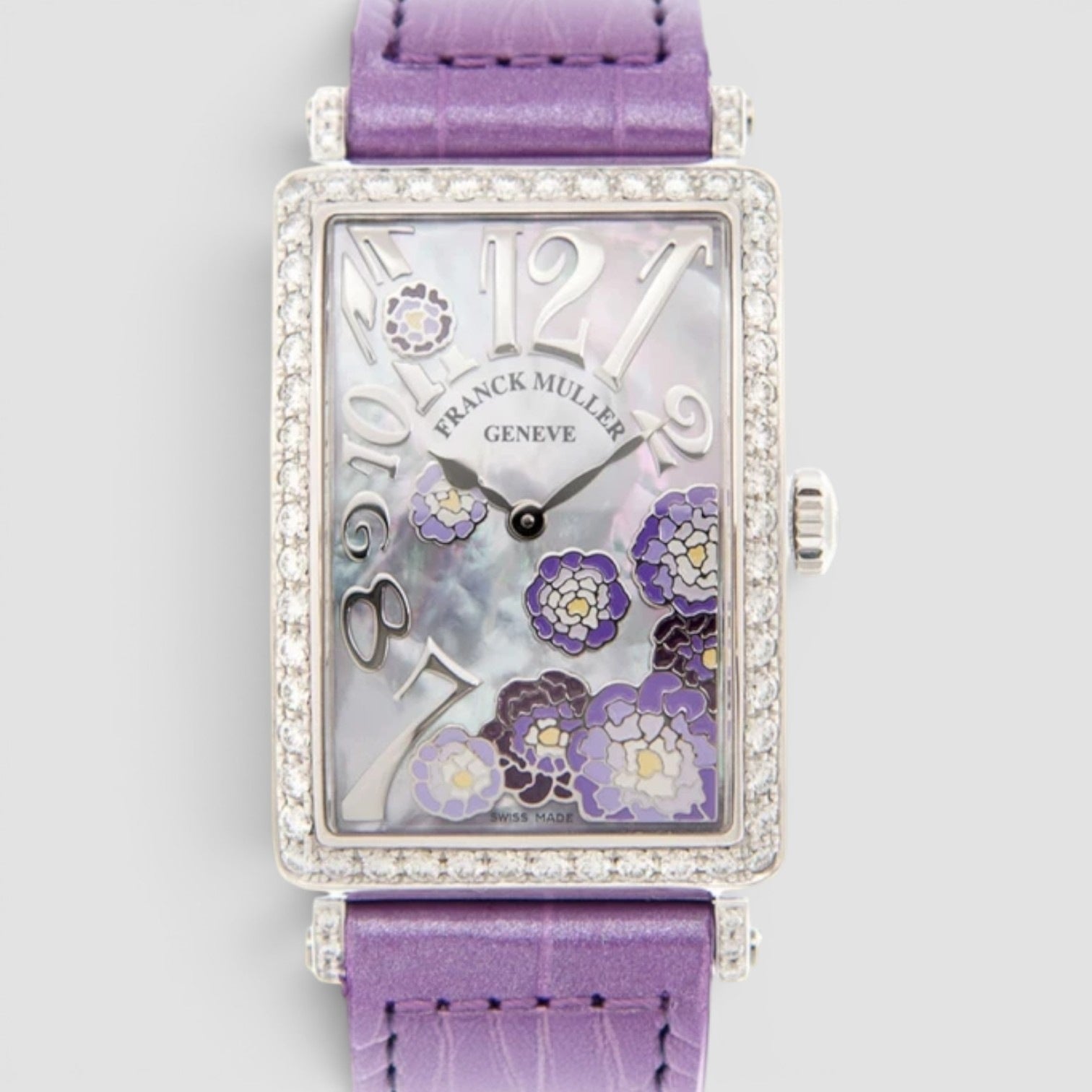Long Island 26mm Quartz Mother-of-Pearl Violet Dial