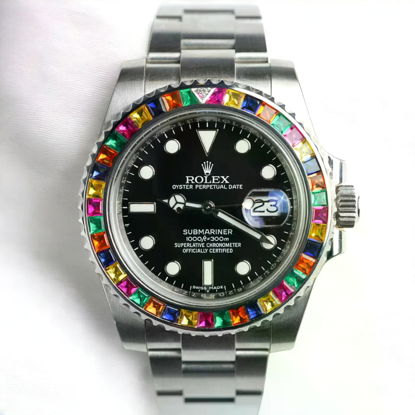 Submariner Date – 40mm – Black Dial – “Haribo” Bezel - Iced Out