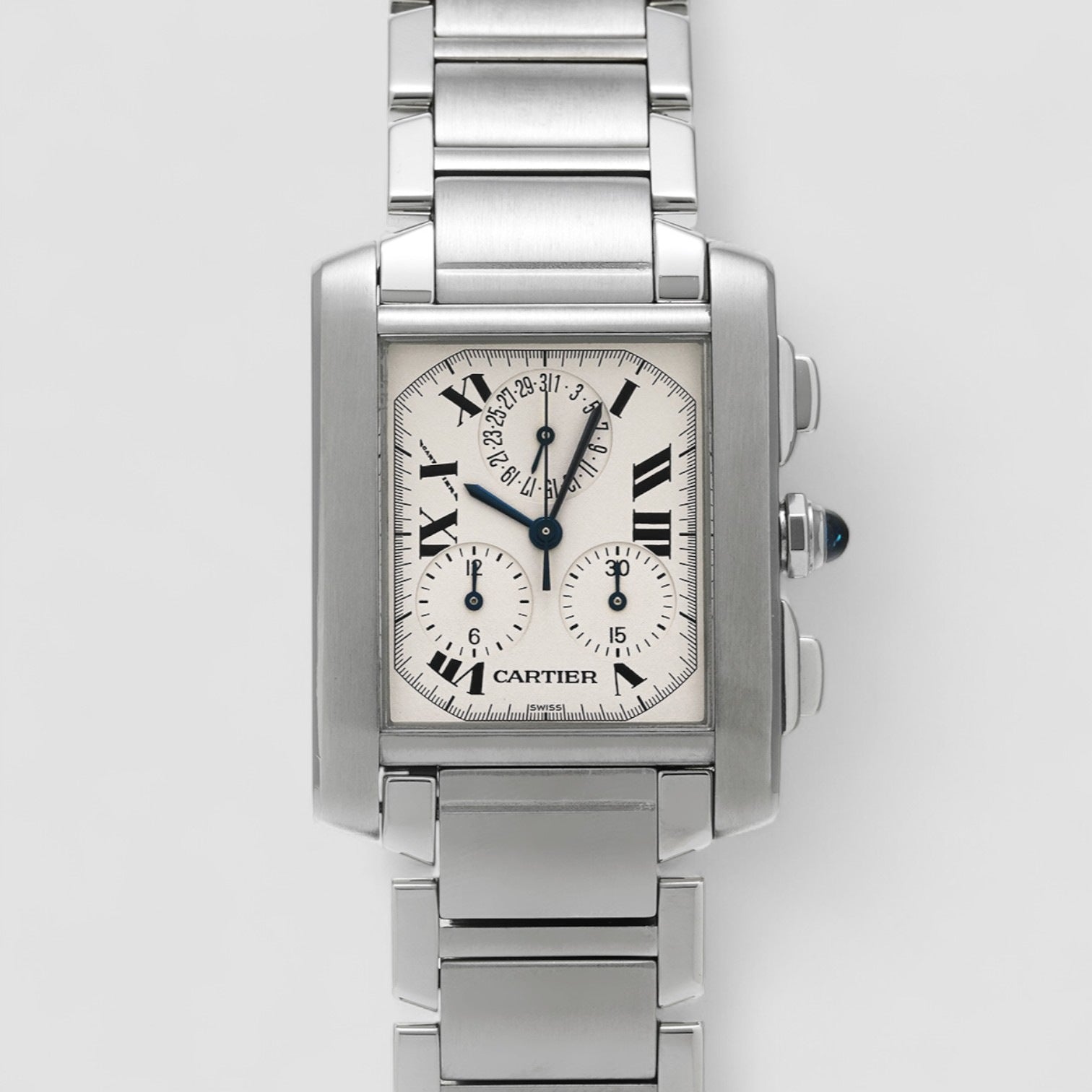 Tank Francaise Chronoflex Quartz Chronograph SS