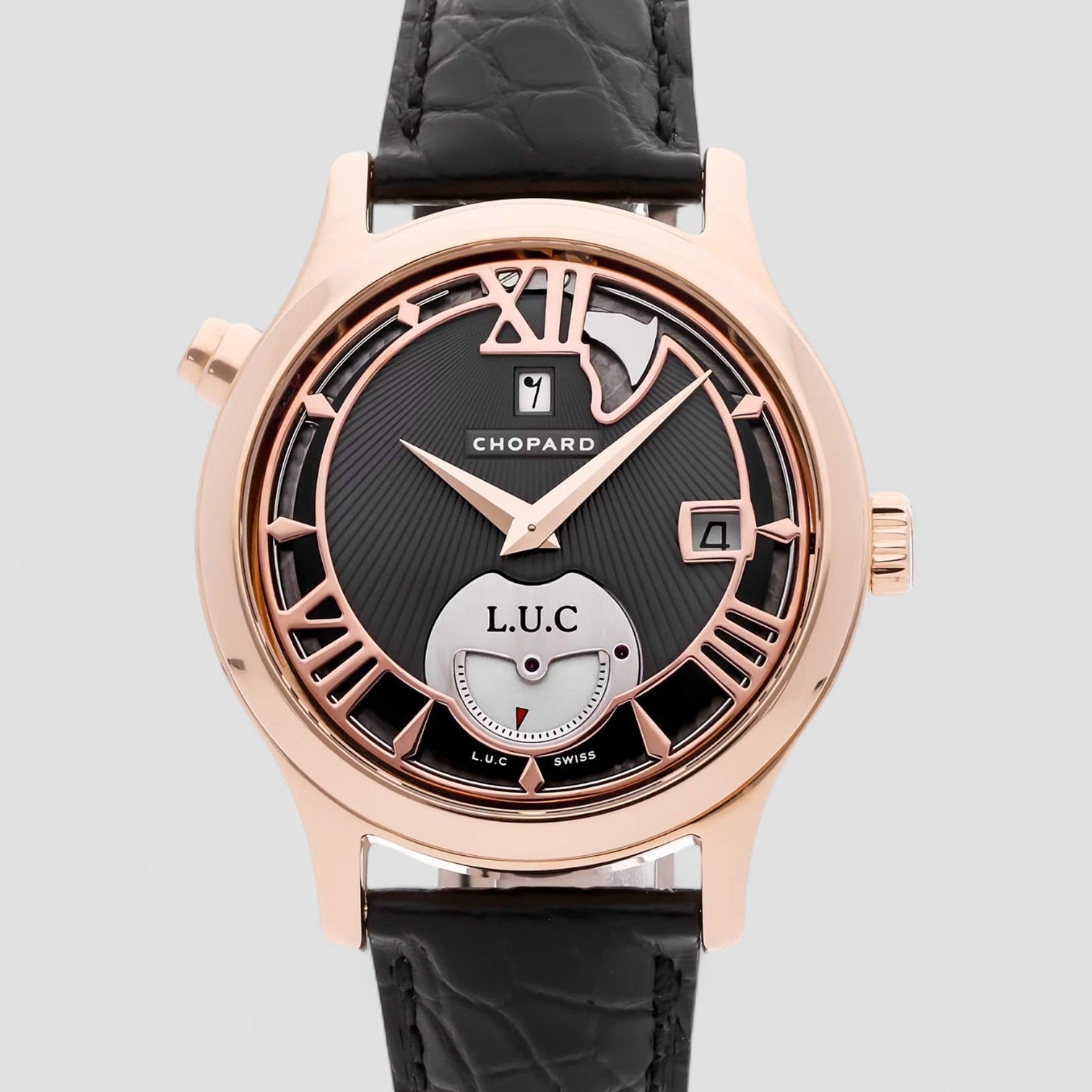 18k Rose Gold L.U.C Men's Watch