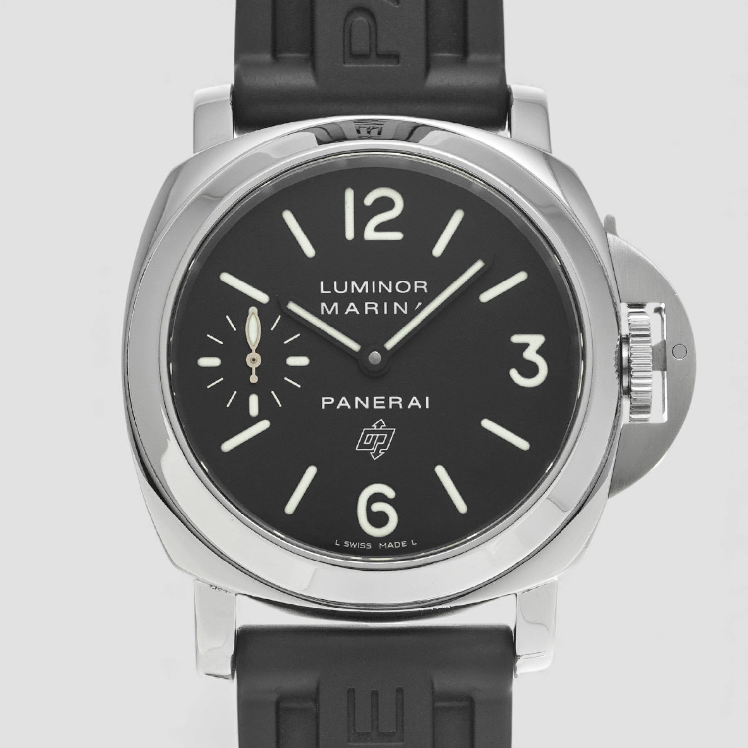 Luminor Marina Logo SS Black Dial