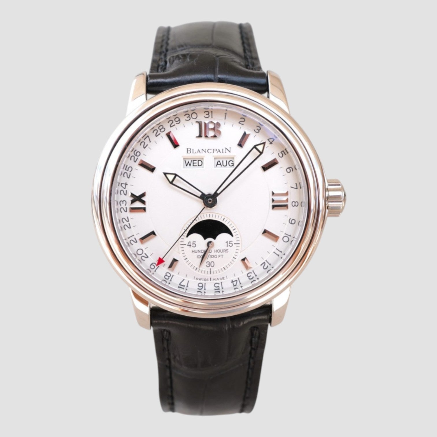 Leman - Moonphase Complete Calendar Limited Edition White Gold