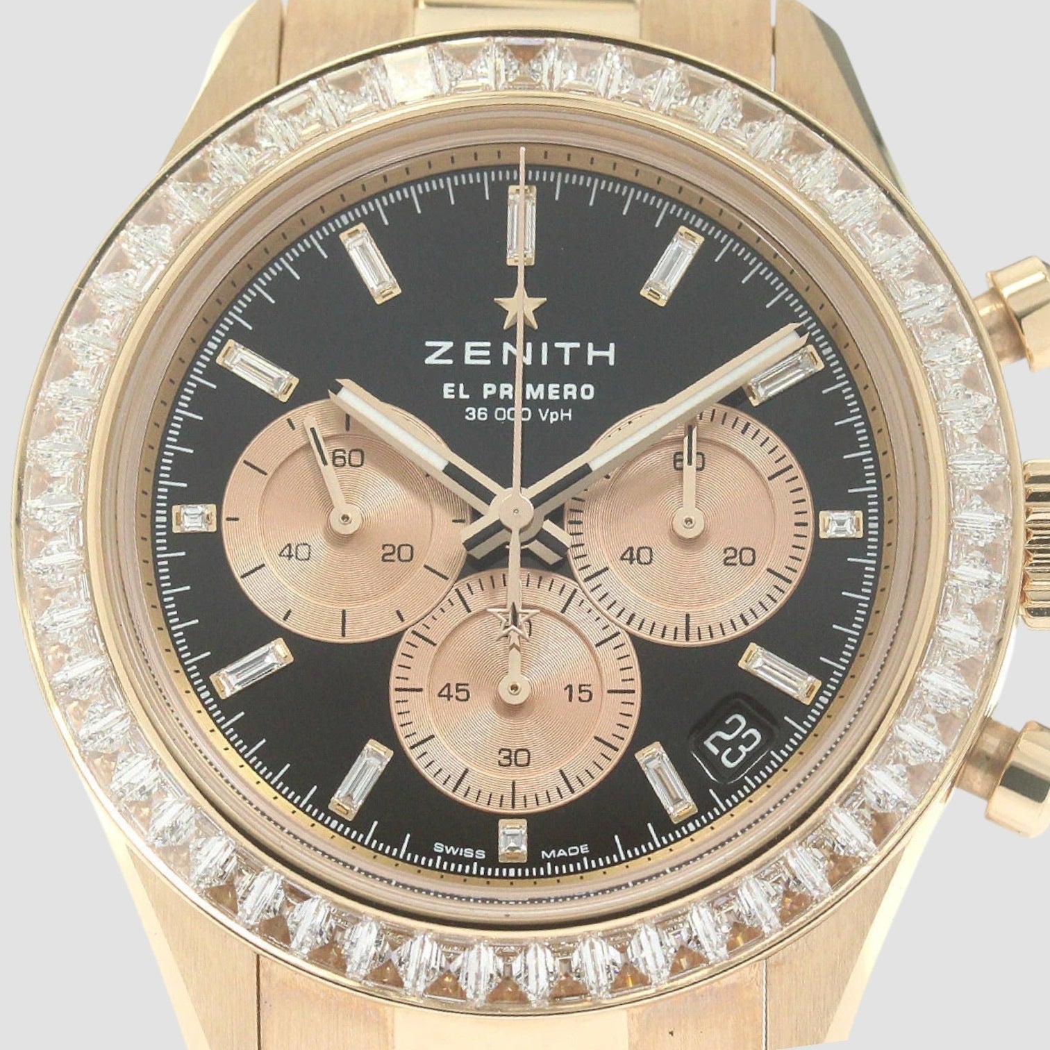 Chronomaster Sport "Yoshida" RG Black Dial / Diamond Bezel 2024