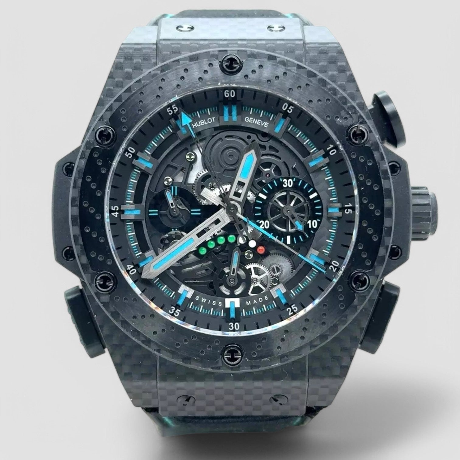 King Power F1 Abu Dhabi Edition CarbonFiber 48mm Men's Watch
