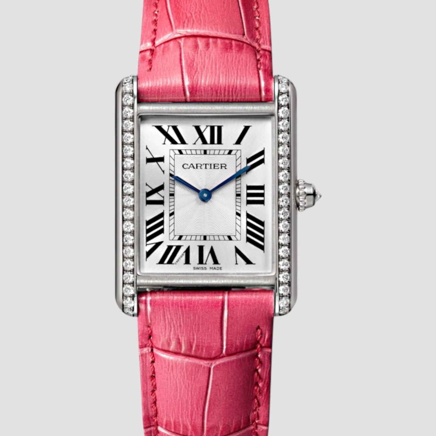 Tank Louis Silver Dial Ladies Large Watch