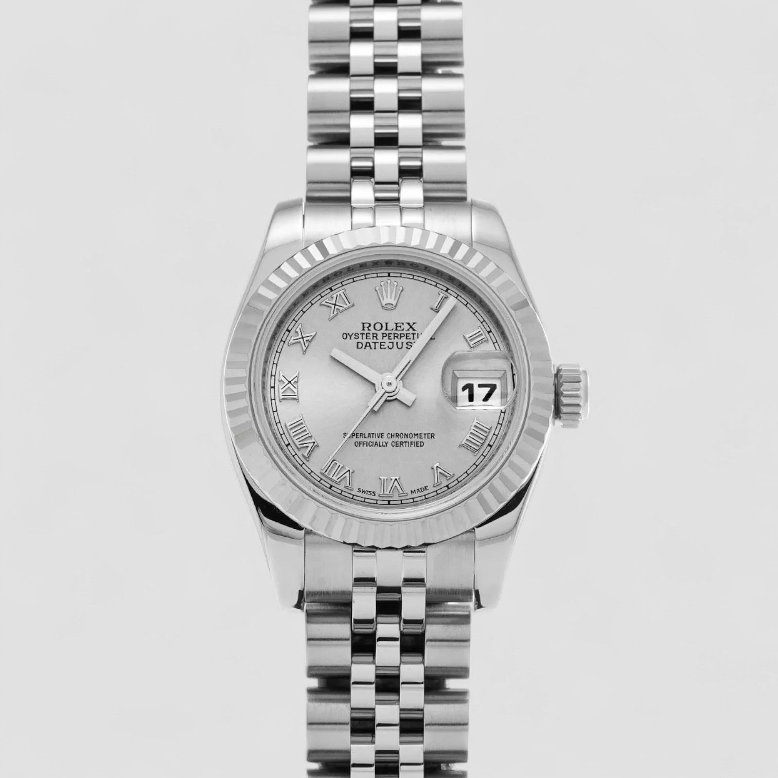Datejust Automatic Chronometer Silver Dial Ladies Watch