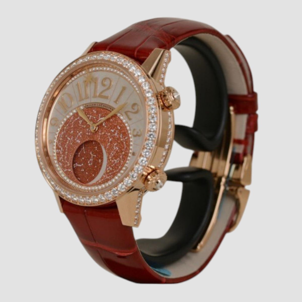 Rendez-Vous Jewellery Moon 39mm Rose Gold Mother-of-Pearl Diamond Dial