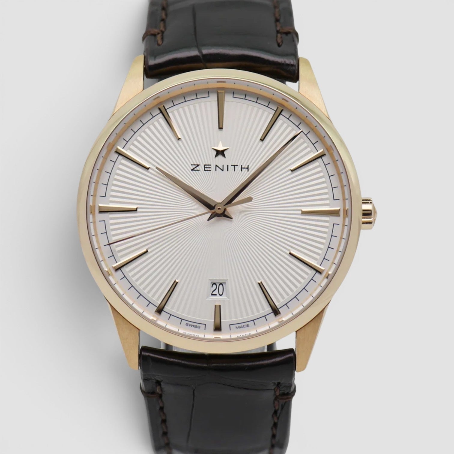 Elite Classic Automatic 40.5mm Rose Gold Silver Dial