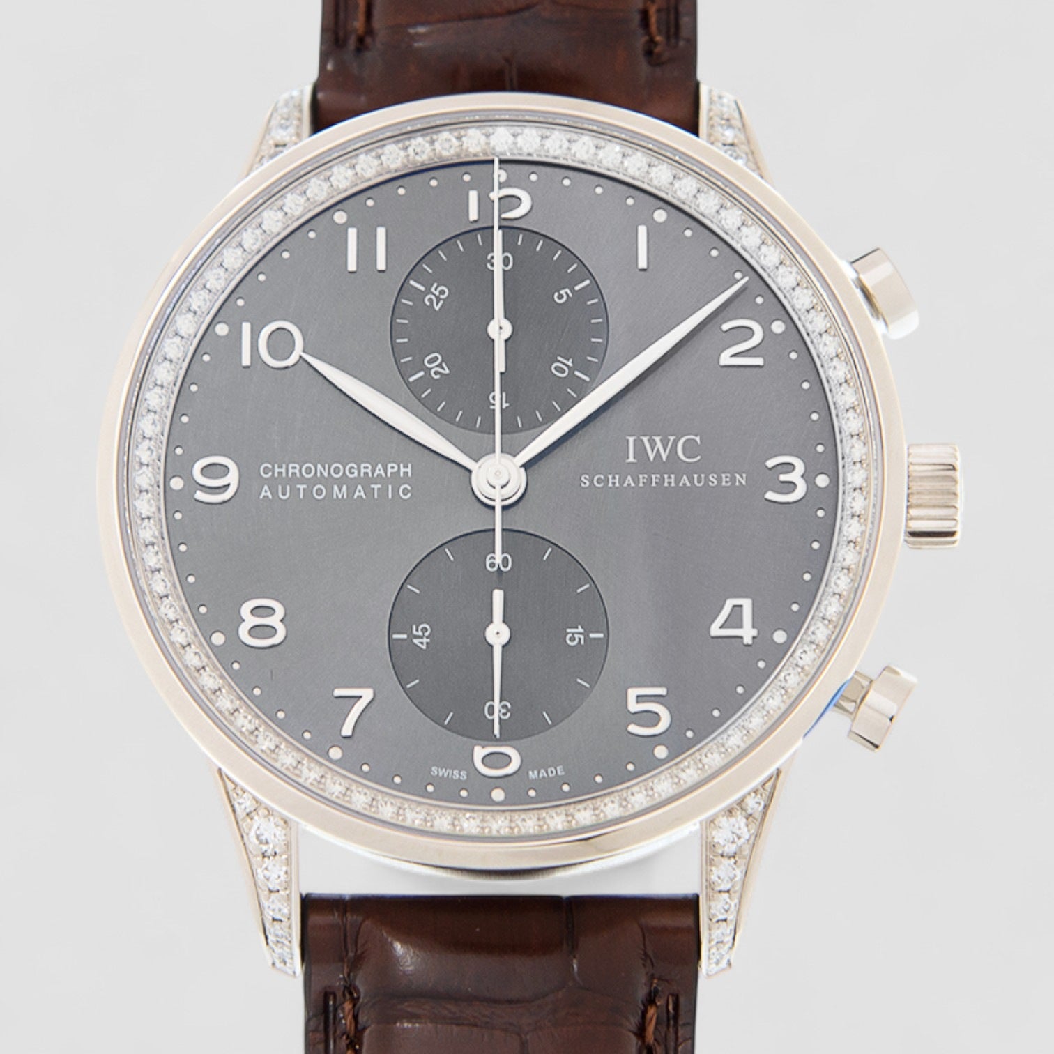 Portuguese Chrono-Automatic White Gold 266 Diamond