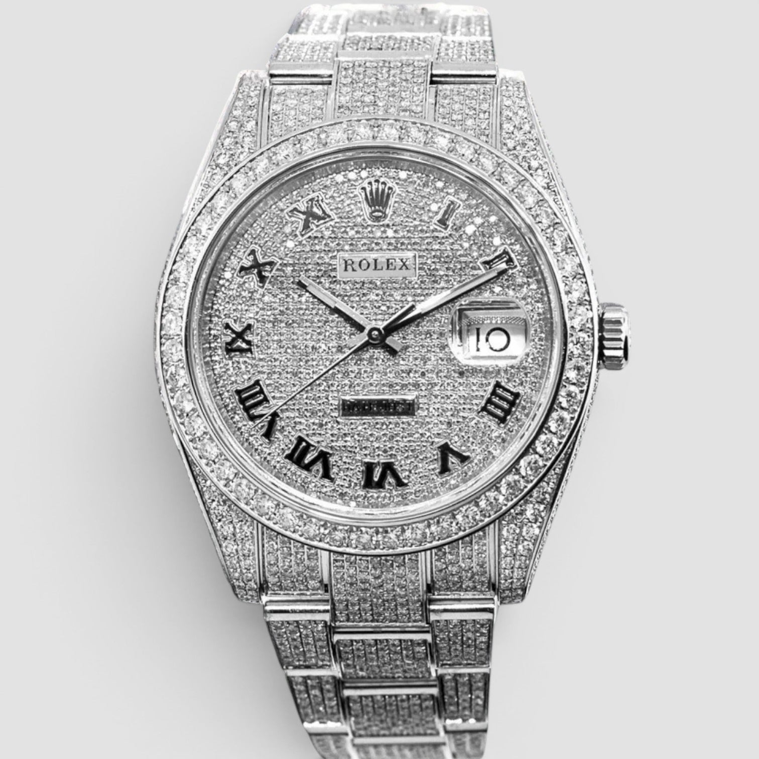 DATEJUST 41 ROMAN FULL ICED OUT