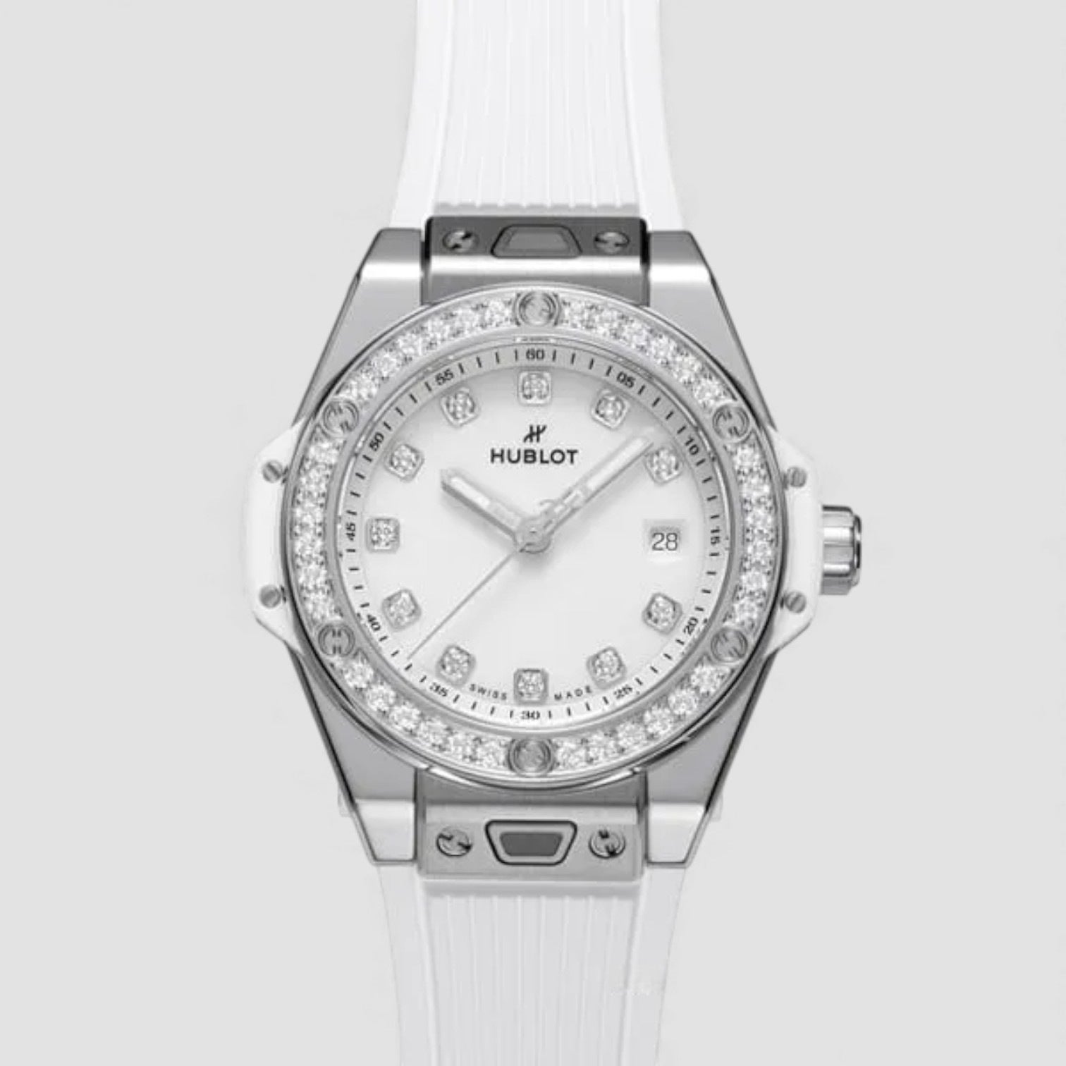 Big Bang One Click White Diamonds 33mm