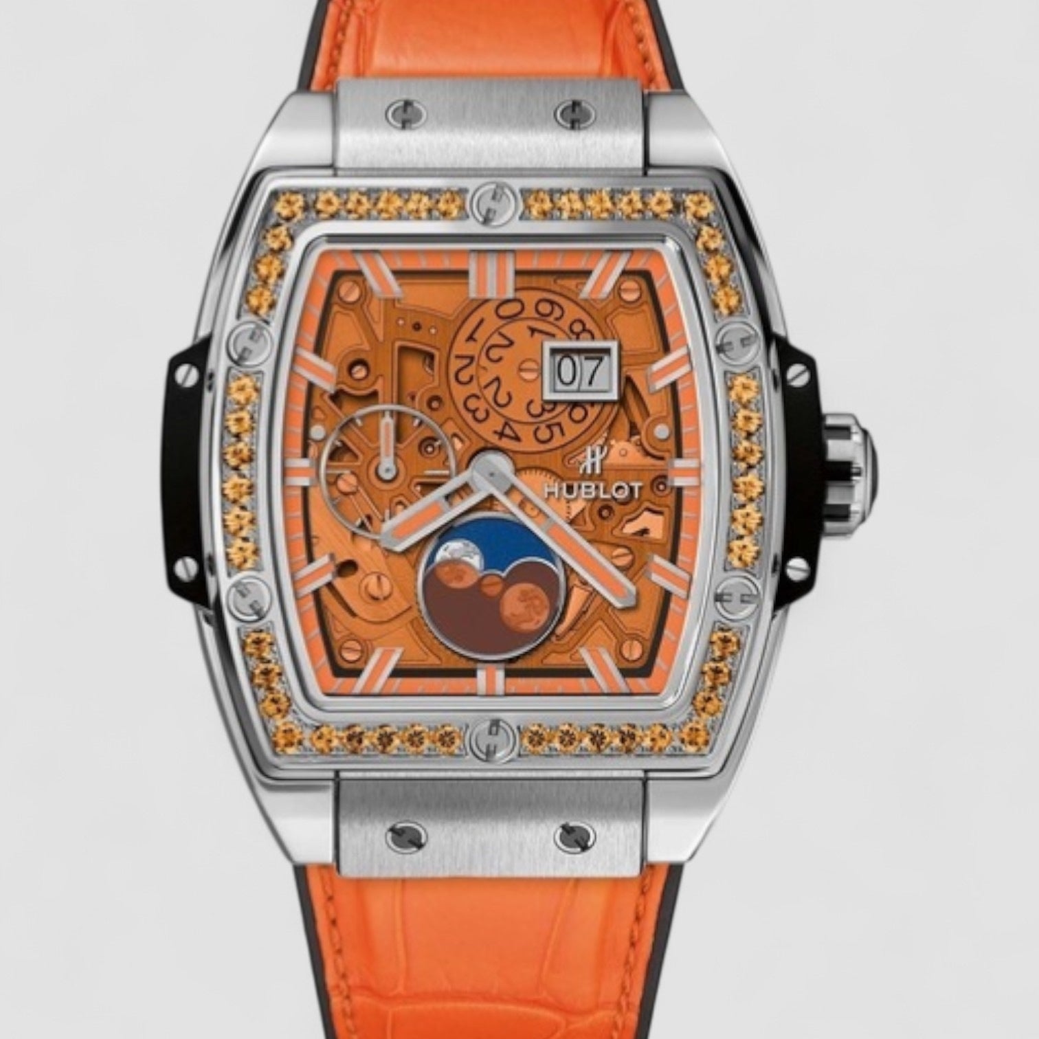 Spirit of Big Bang Moonphase Titanium Orange 42 mm