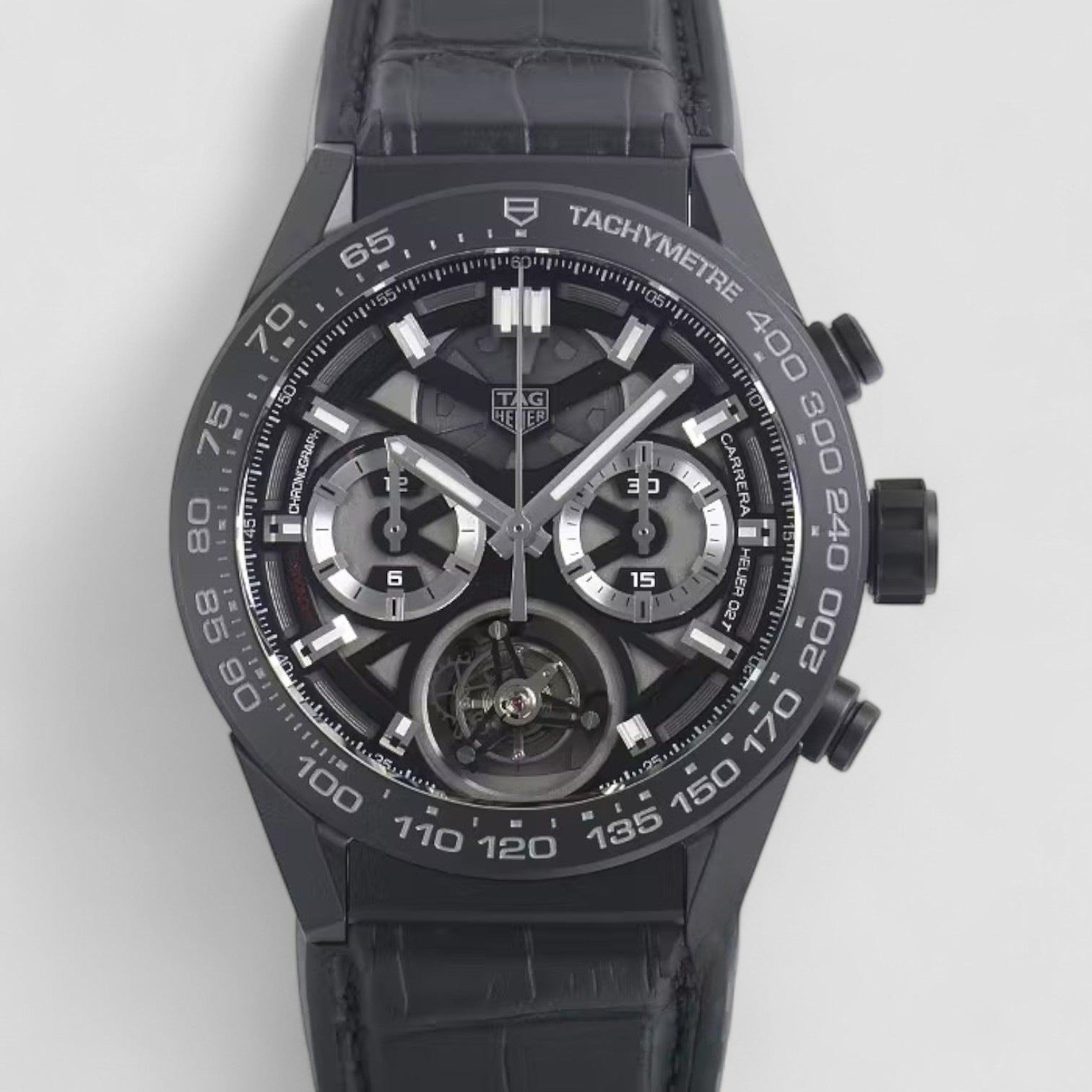 Carrera Calibre HEUER 02T Tourbillon Chronograph 45mm Mens Watch