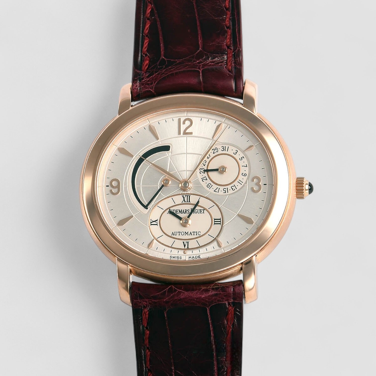 Millenary Dual Time Power Reserve Mens Watch