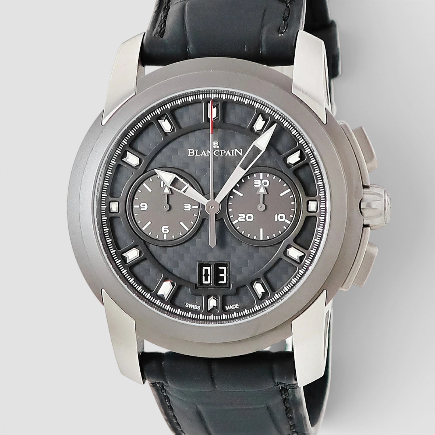 L-Evolution Flyback Grande Date 43.5mm Steel Black Dial